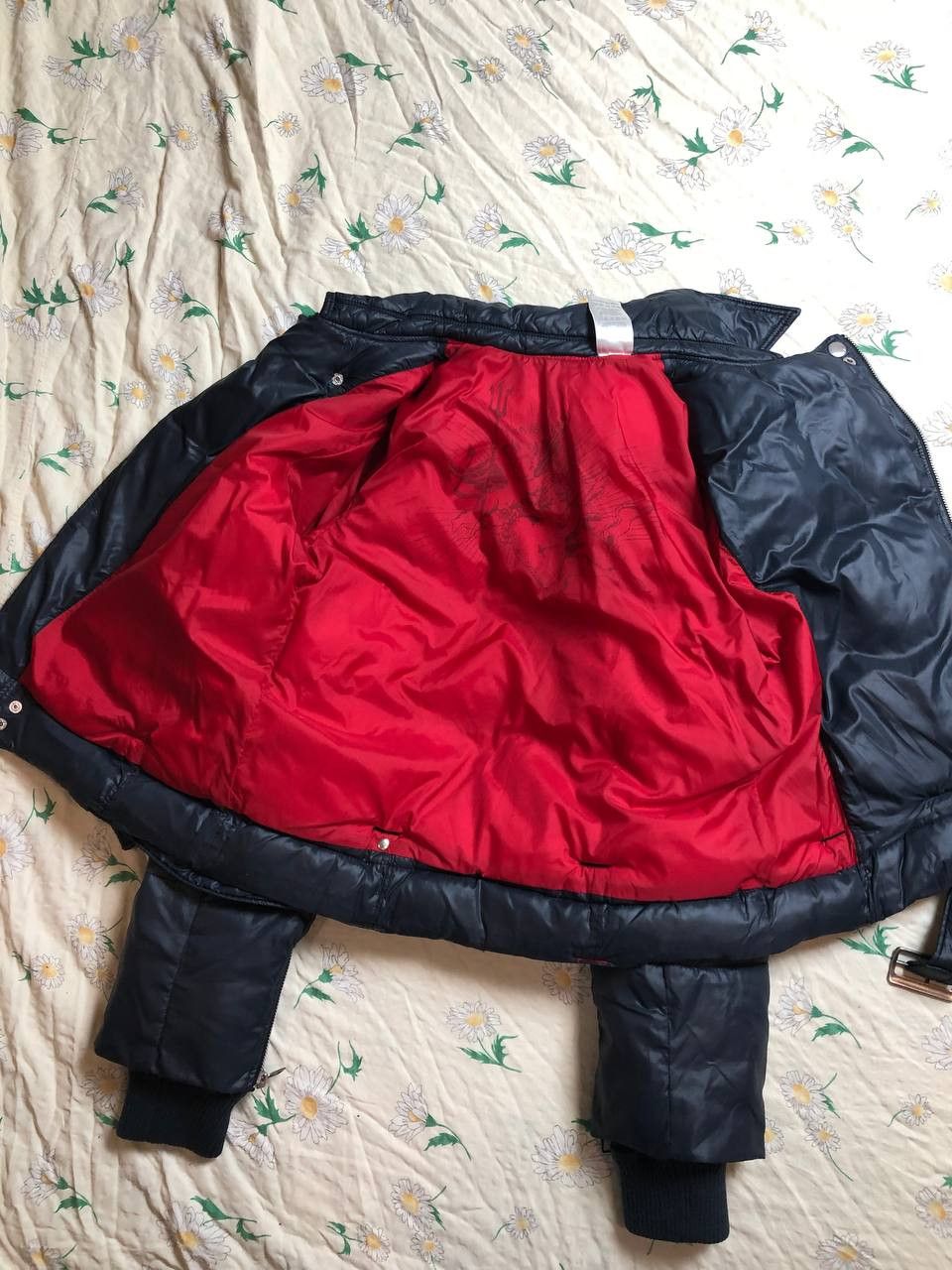 Miss Sixty Miss Sixty Black Puffer Moto Jacket Asymmetric Zip Biker Y2K Size S / US 4 / IT 40 - 16 Thumbnail