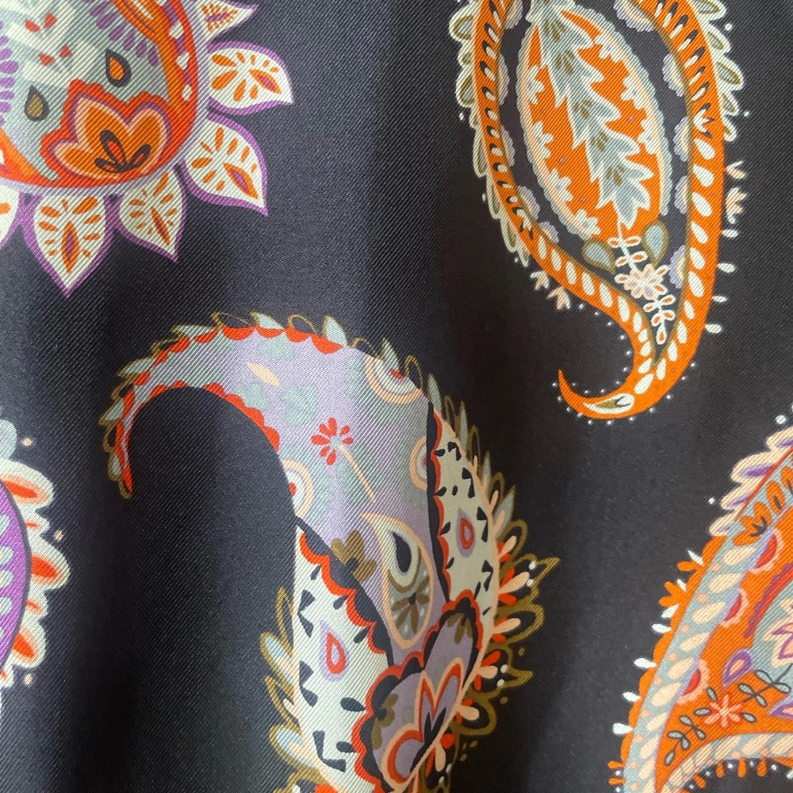 Tory Burch Tory Burch Paisley Silk Front Knit Top Size M / US 6-8 / IT 42-44 - 5 Thumbnail