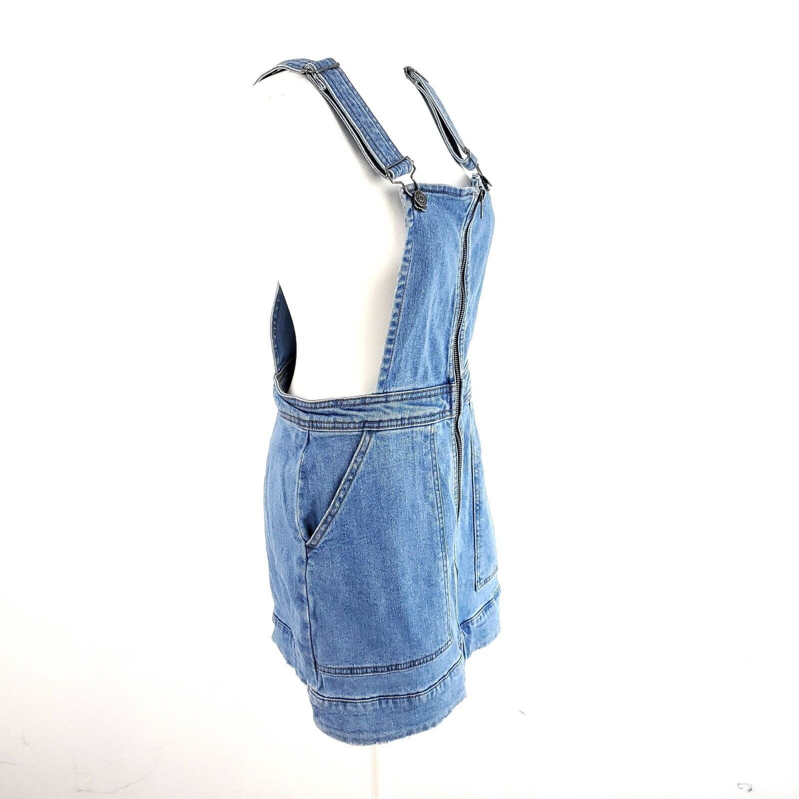 Designer Wild Fable Small Jean Zip Up Overalls With Pockets Small Size S / US 4 / IT 40 - 4 Thumbnail