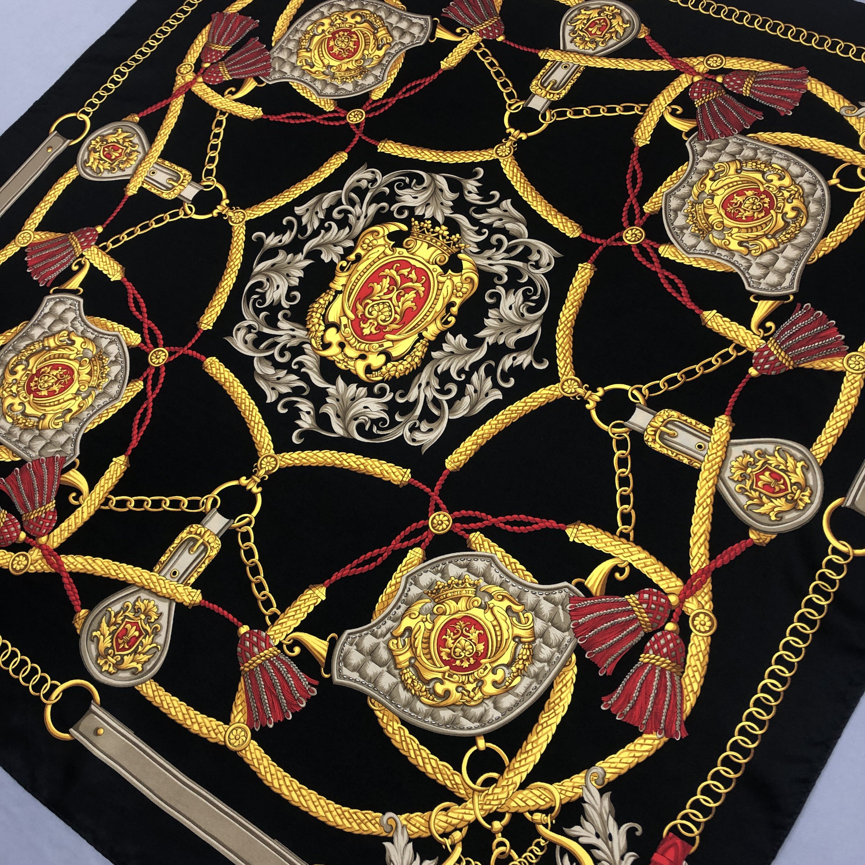 Designer × Vintage Vintage Estee Lauder SILK Scarf Twill Stole Wraps Scarves Size ONE SIZE - 3 Thumbnail