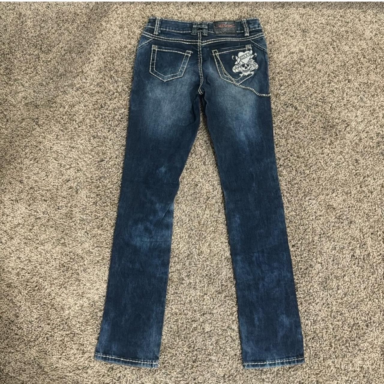Ed Hardy × Vintage Y2K Ed Hardy Jeans Size 26" / US 2 / IT 38 - 1 Thumbnail