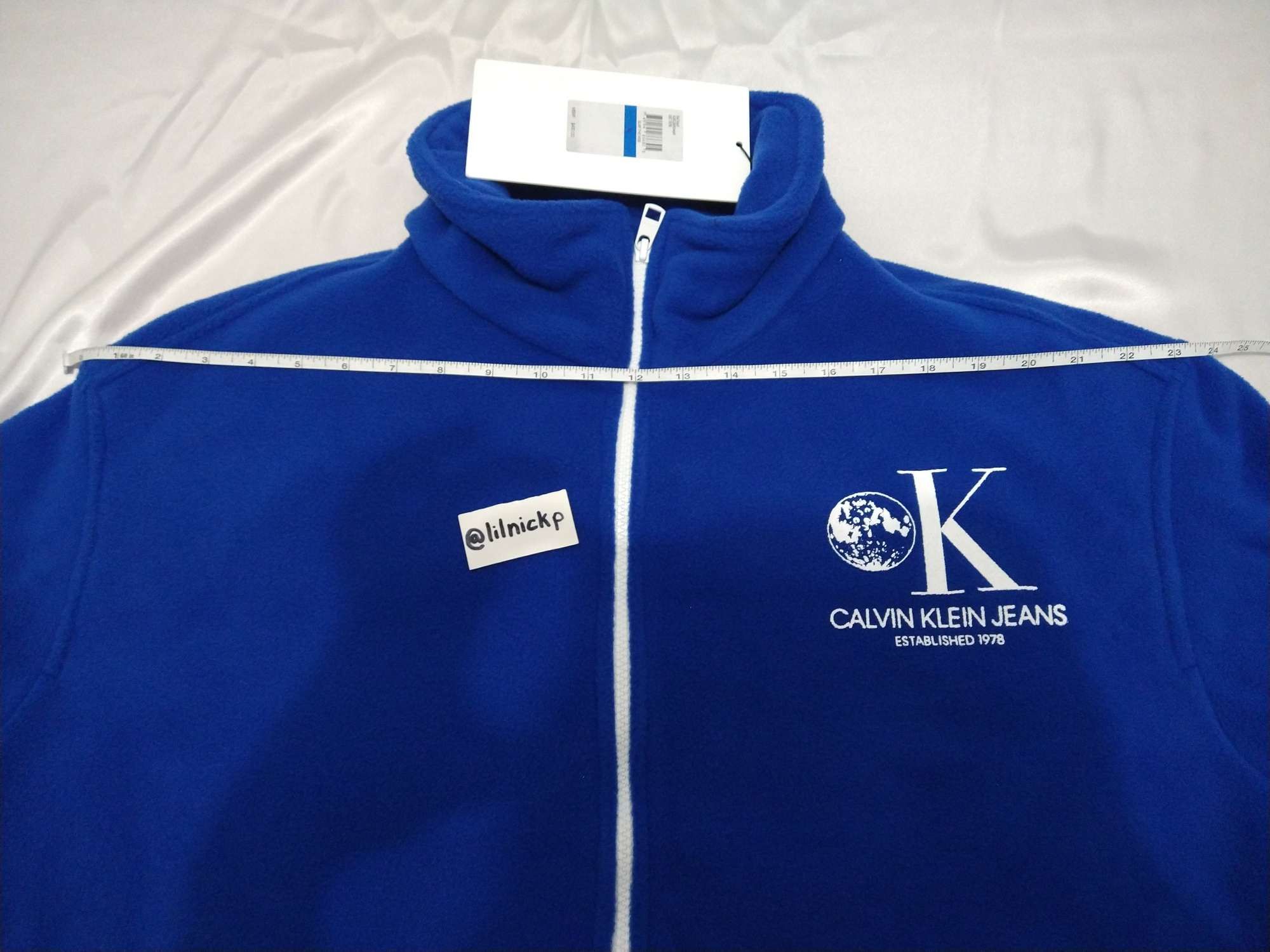 Calvin Klein 205W39NYC EST. 1978 Lunar Ascent OK Logo Fleece Jacket Size US XL / EU 56 / 4 - 6 Thumbnail