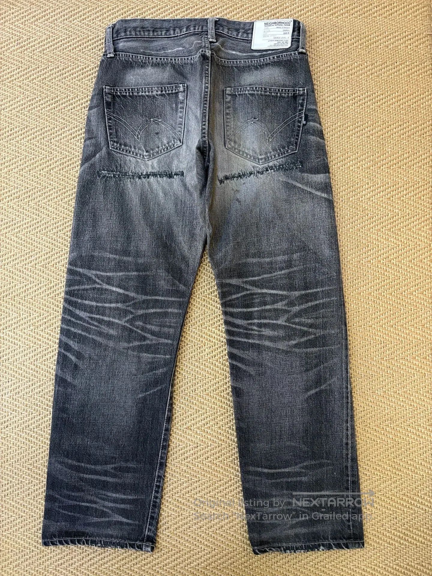 Neighborhood NEIGHBORHOOD 06EX KNEEL Distressed Jeans. Size US 26 / EU 42 - 2 Thumbnail