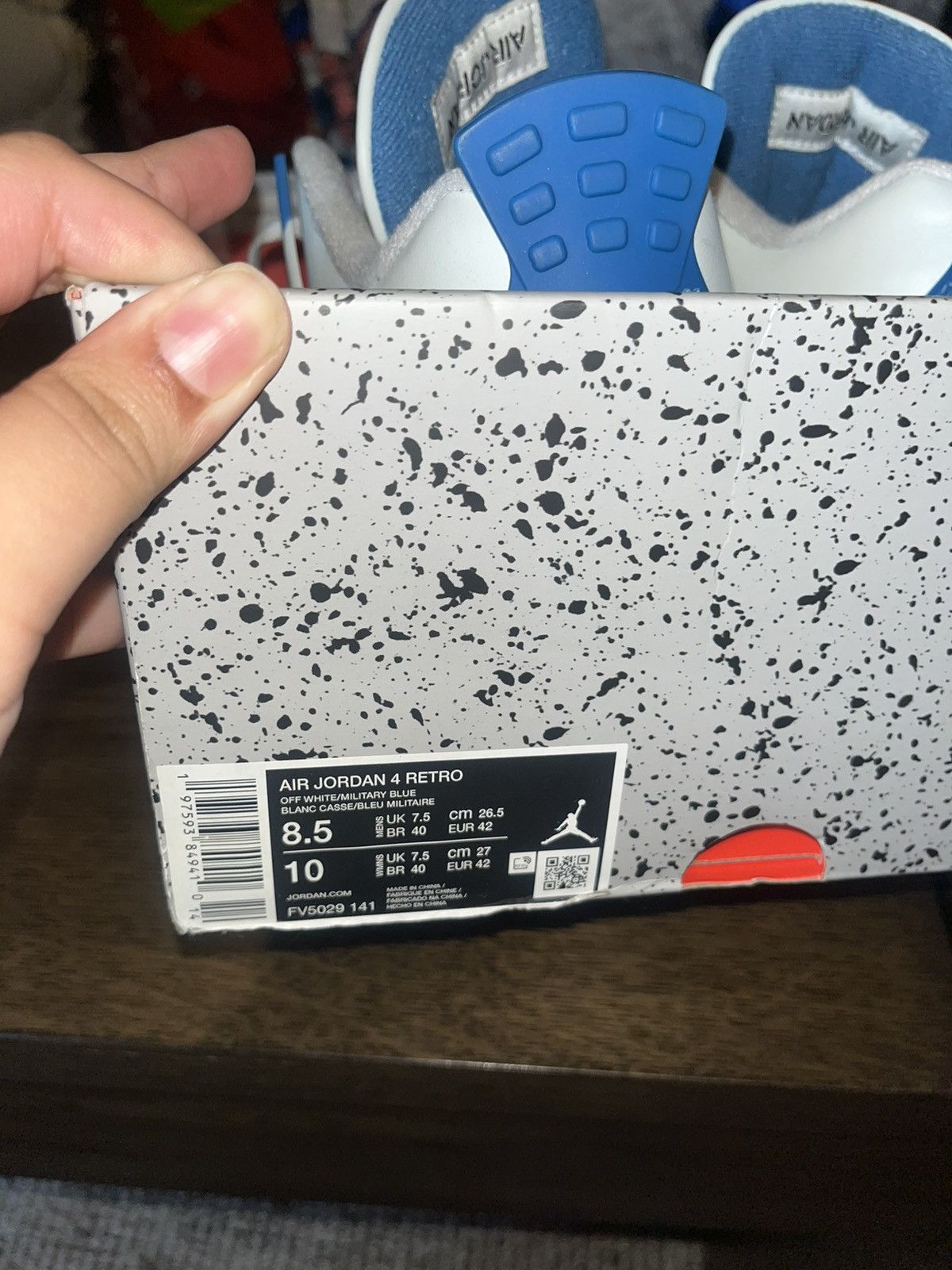 Jordan Brand Jordan 4 miltary blue Size US 8.5 / EU 41-42 - 5 Thumbnail