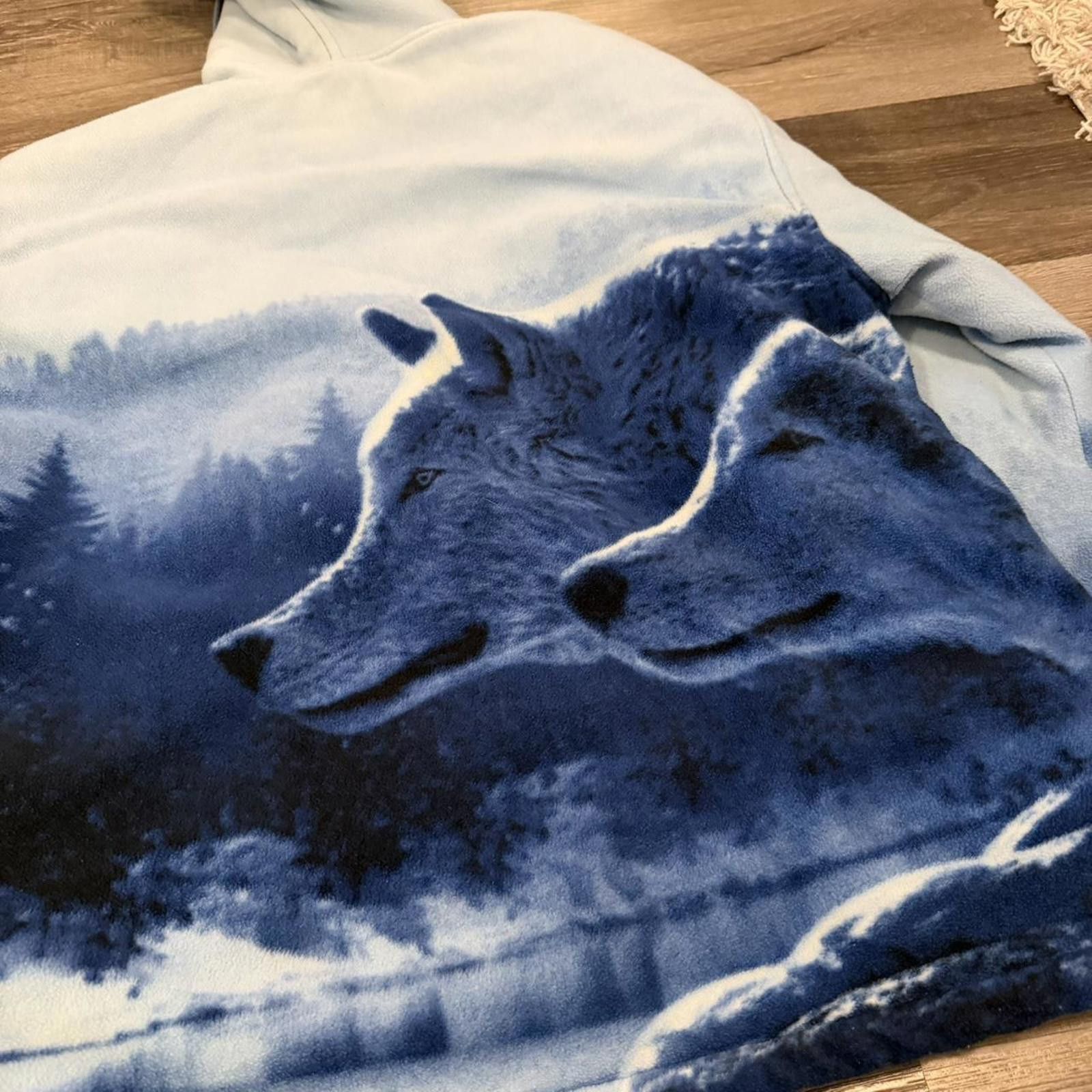 Other black canyon outfitters Sherpa AOP wolf fleece hoodie L 00s Size US L / EU 52-54 / 3 - 4 Thumbnail