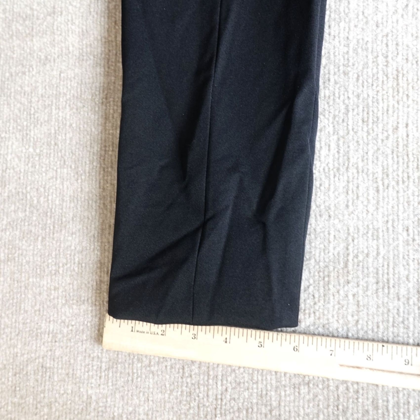 Theory Theory Pants 10 Black Ponte Trousers Flat Front Regular 27In inseam Mens Womens Girls? Size 32" / US 10 / IT 46 - 7 Thumbnail