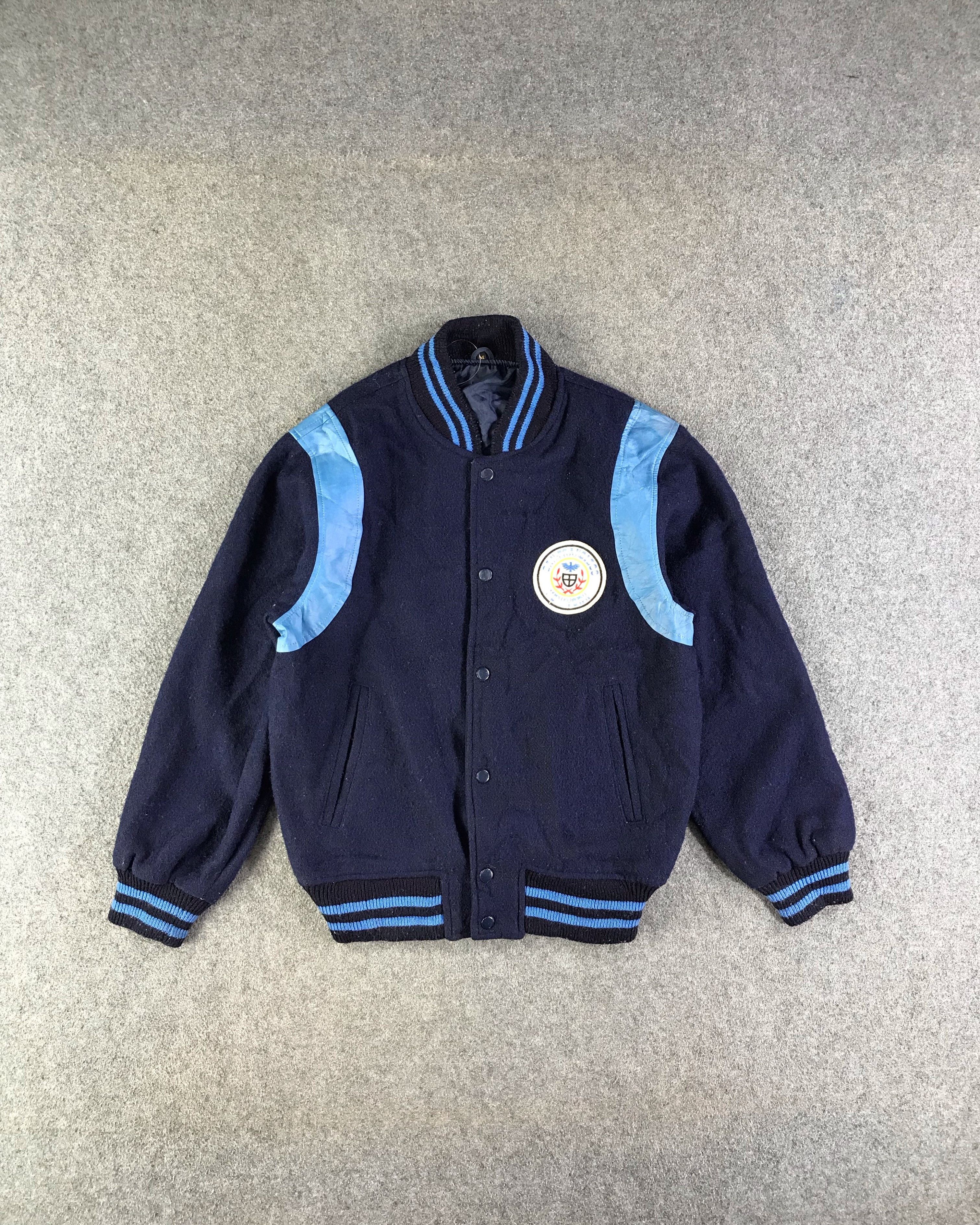 Japanese Brand Vintage 80s Varsity Baseball Jacket -JC312 Size US M / EU 48-50 / 2 - 1 Thumbnail