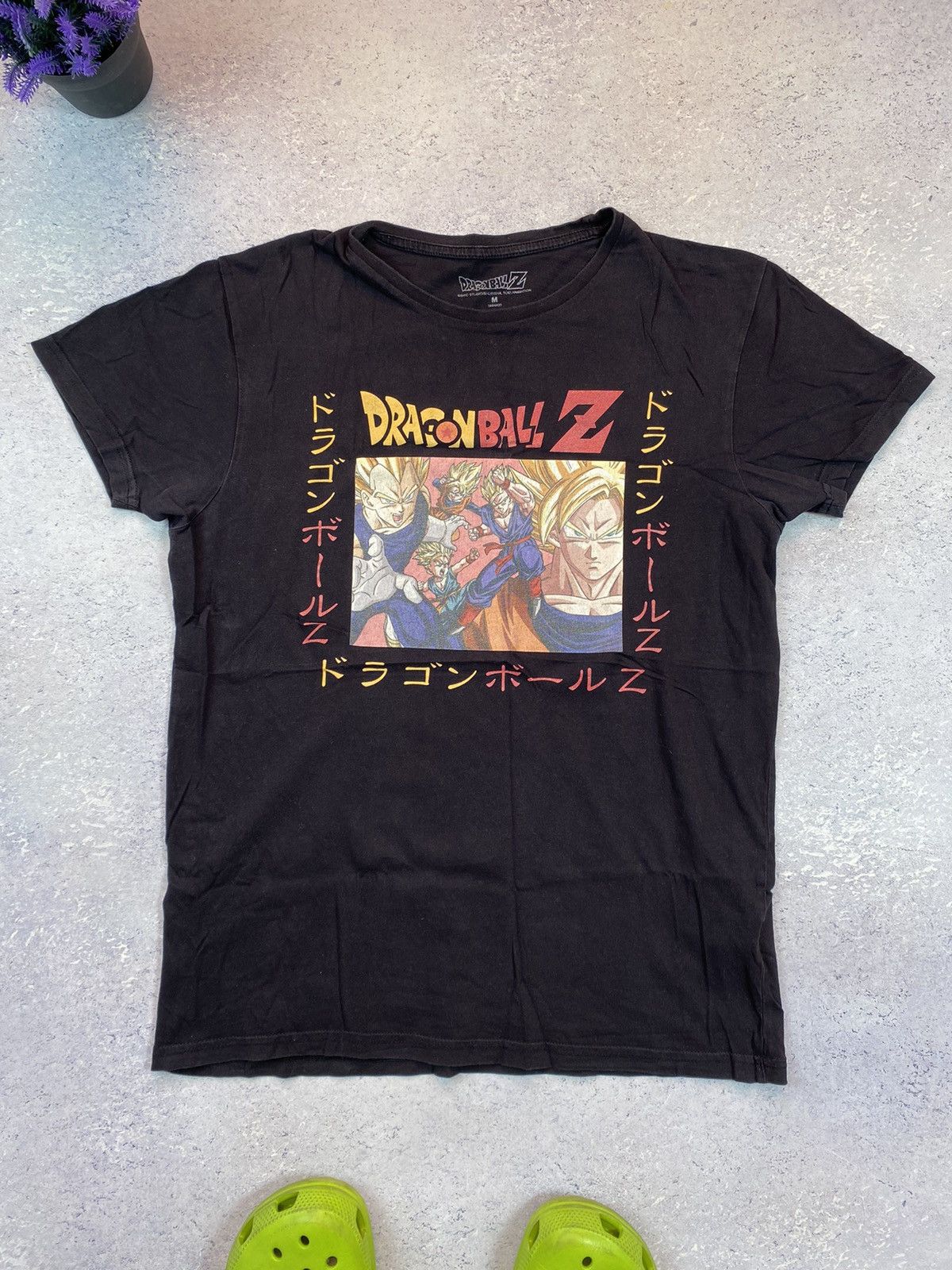 Anime Dragon Ball Z Men’s Black T-shirt With Big Logo Size Small Size US S / EU 44-46 / 1 - 3 Thumbnail