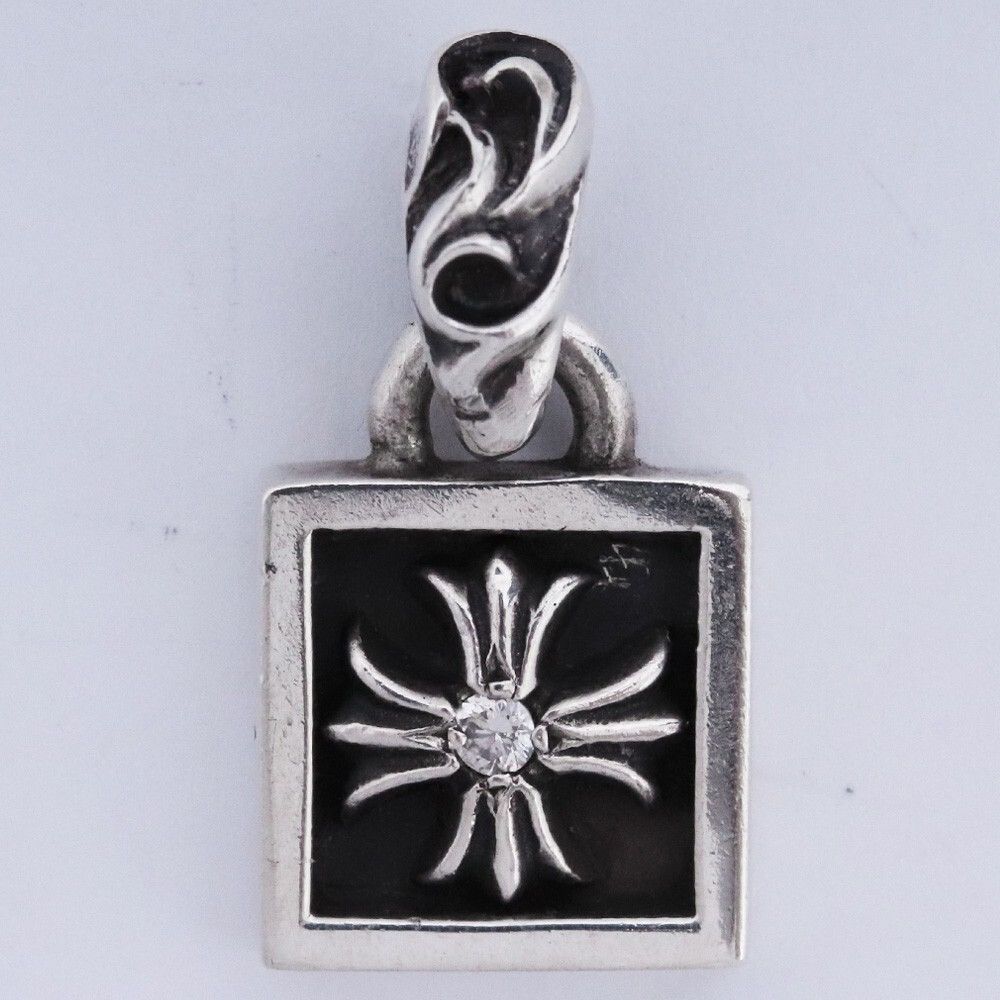 Chrome Hearts Chrome Hearts Diamond Framed Cross Pendant necklace Size ONE SIZE - 1 Thumbnail