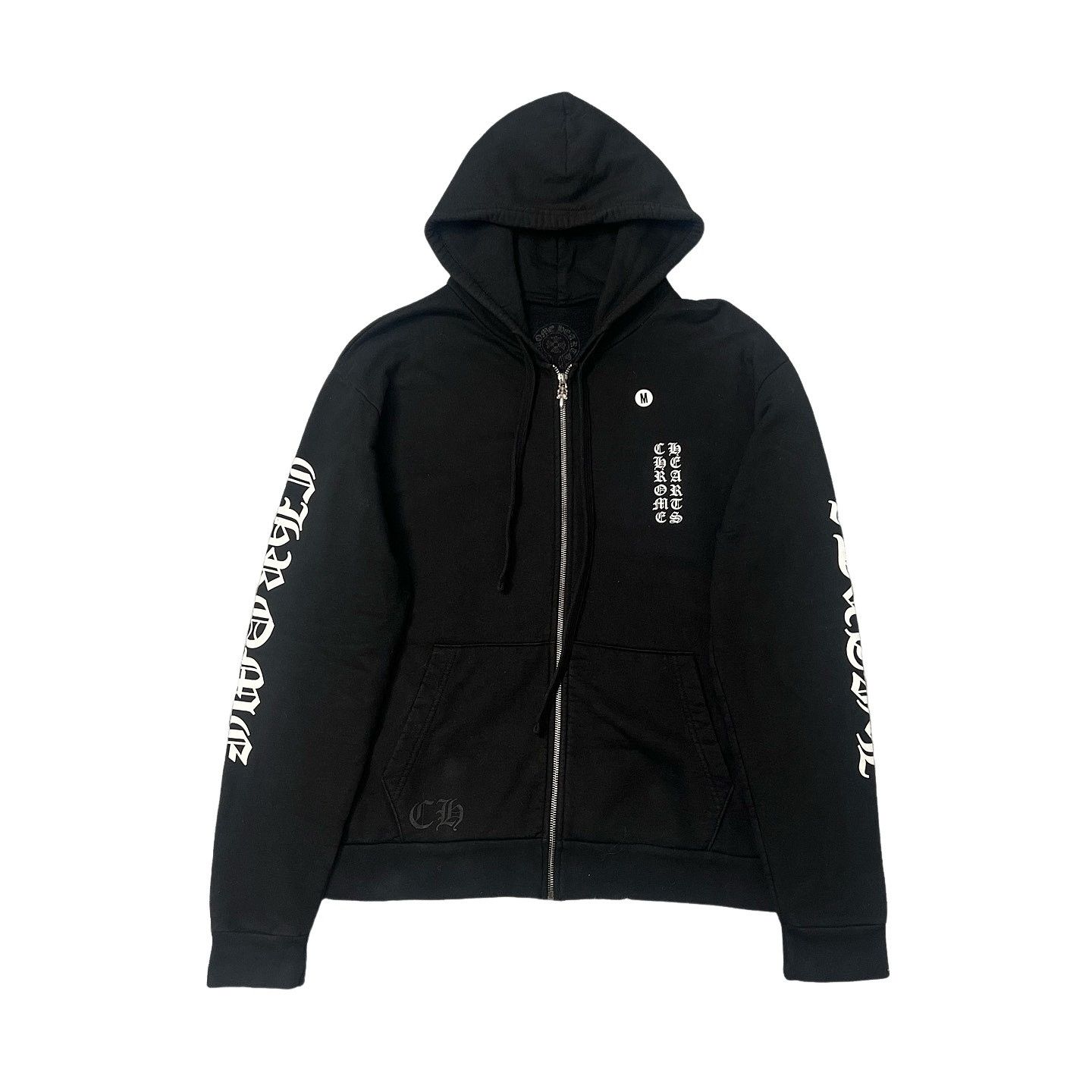 Chrome Hearts Chrome Hearts Cross Graphic Zip-Up Hoodie Size M