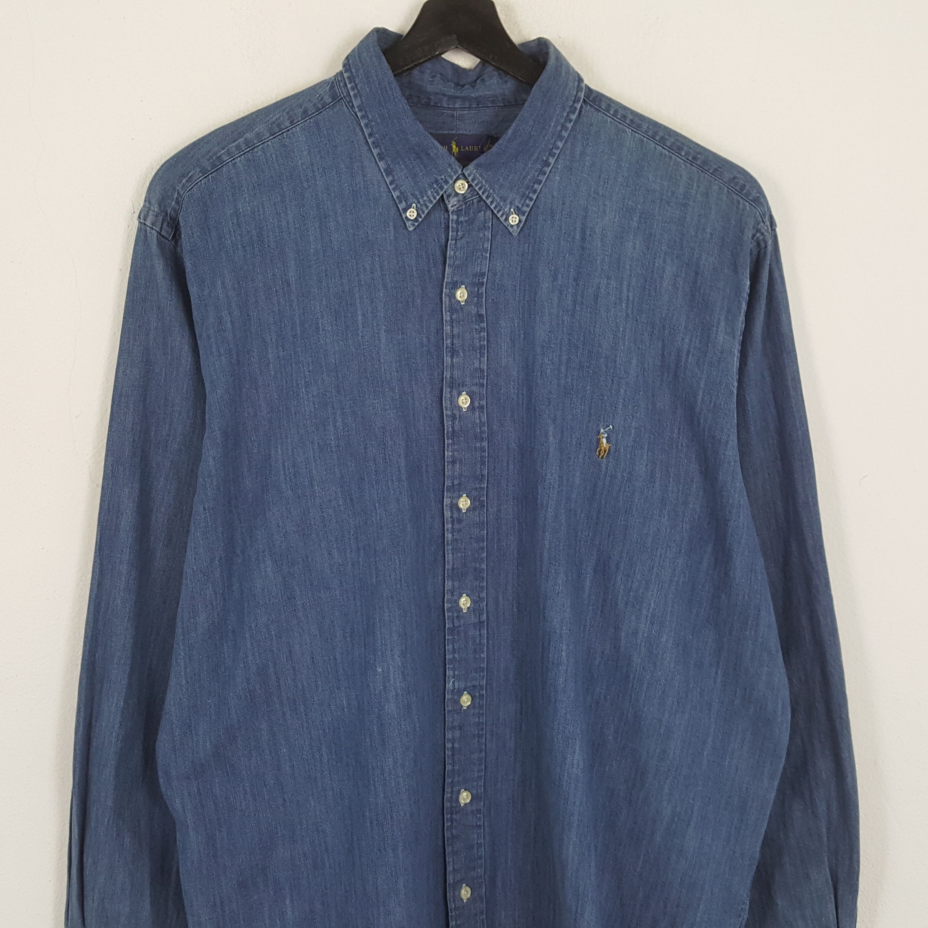 Ralph Lauren × Vintage RALPH LAUREN Fashion Brand Casual Style Shirt Size US XXL / EU 58 / 5 - 2 Thumbnail