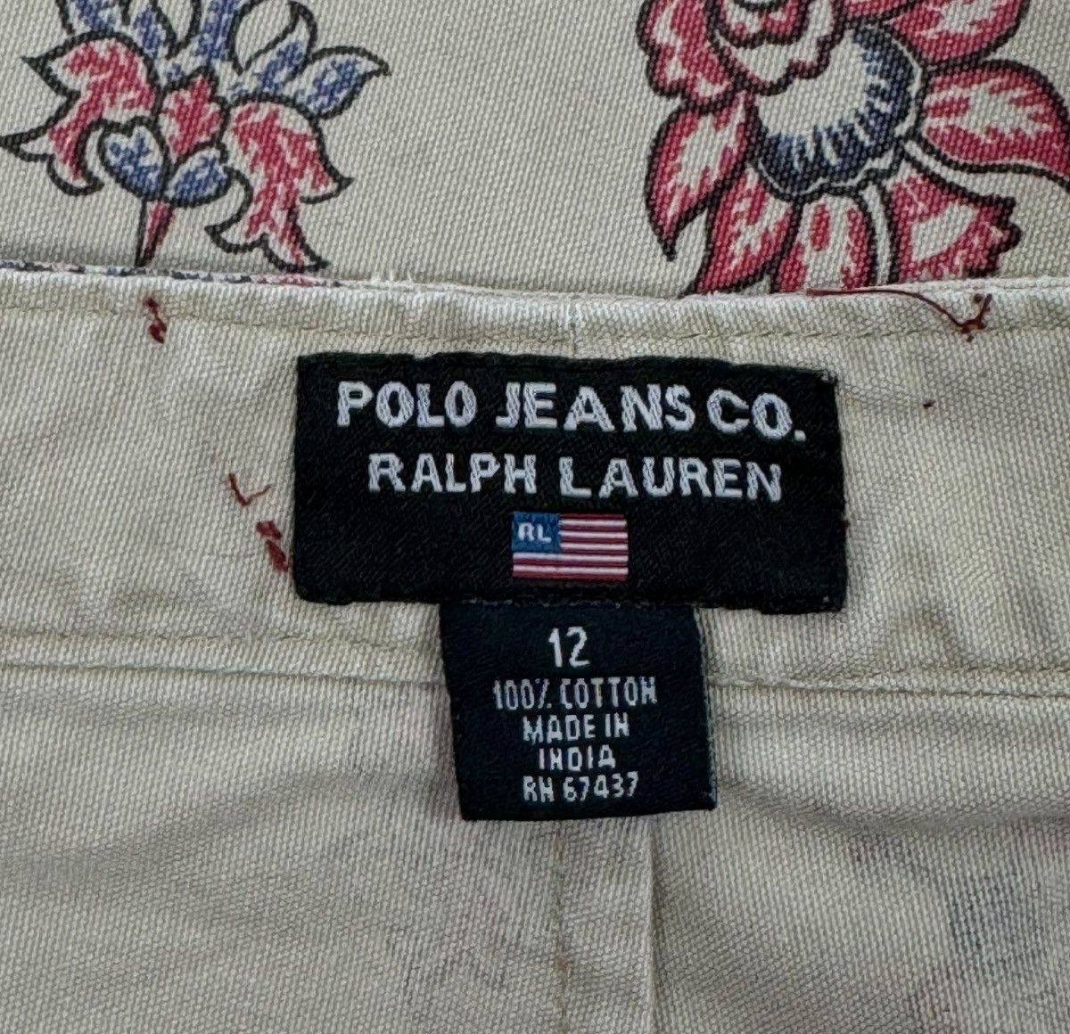 Polo Ralph Lauren × Vintage Polo Jeans Co. Ralph Lauren Vintage Pants Wide Leg Printed Size 34" / US 12 / IT 48 - 9 Thumbnail