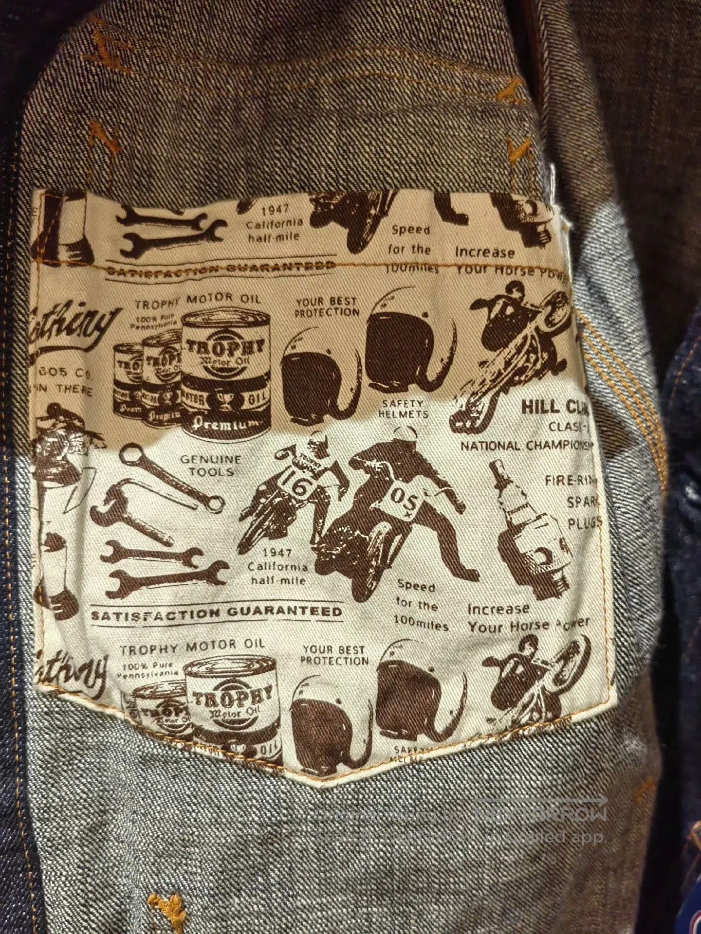 Trophy Clothing TROPHY CLOTHING 15th Anniv 14.5oz Denim Jacket. Size US S / EU 44-46 / 1 - 5 Thumbnail