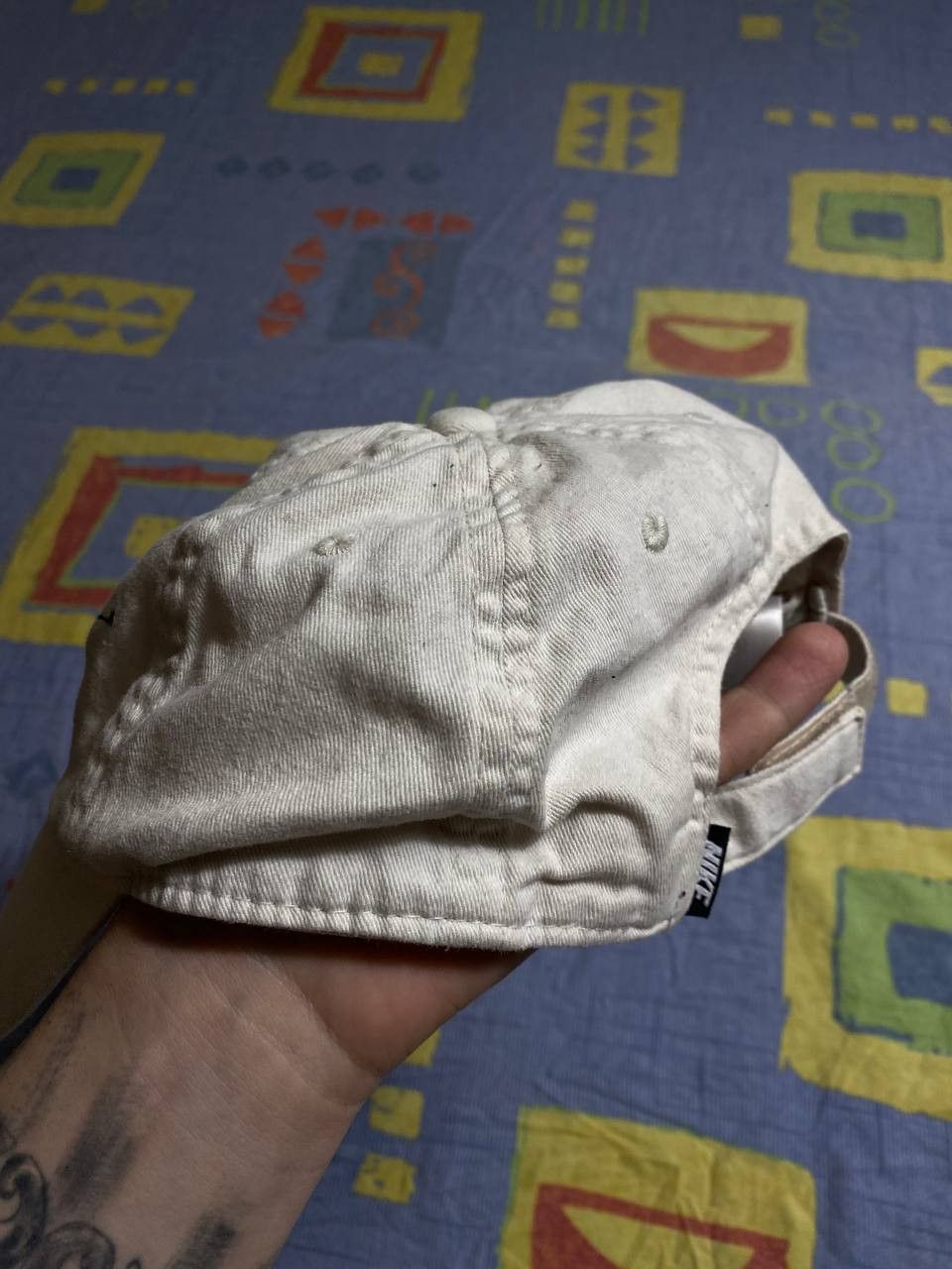 Nike × Vintage Vintage Nike Cap 90s Streetwear Track Hat Size ONE SIZE - 4 Thumbnail