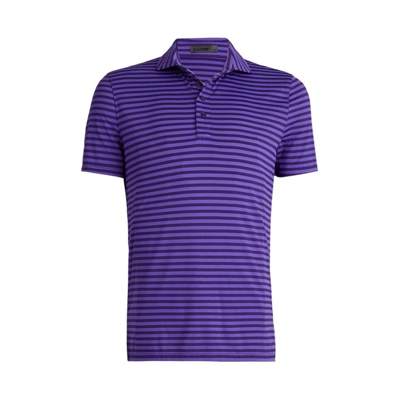G/FORE G/FORE Midsummer Perforated Stripe Tech Jersey Polo Top Siz Size US XL / EU 56 / 4 - 2 Thumbnail