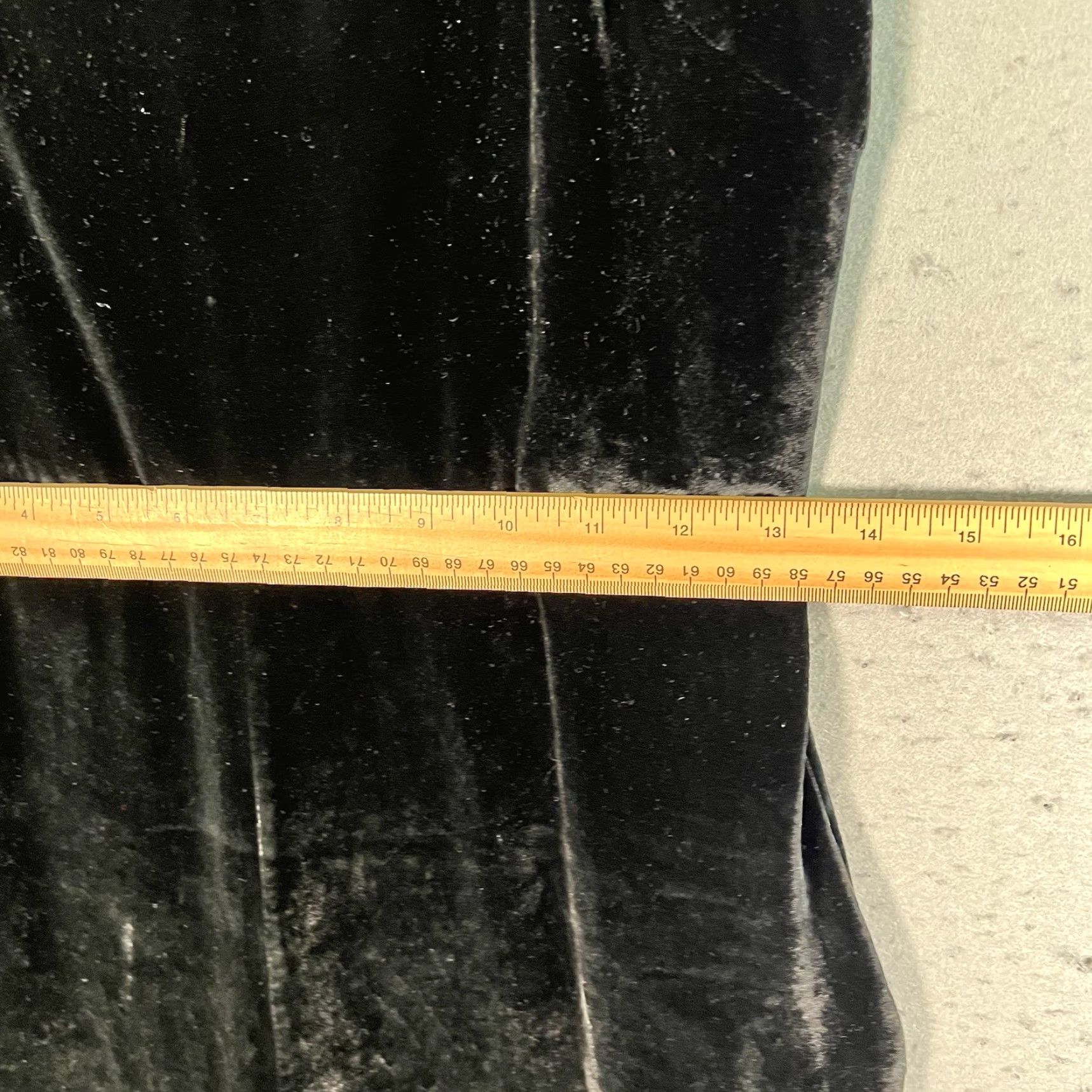 Madewell Madewell Black Velvet Wide Leg Jumpsuit Size 2 Womens Casual Party Size 26" / US 2 / IT 38 - 4 Thumbnail