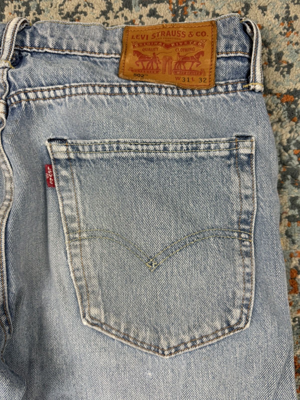 Levi's Vintage y2k Levis custom patchwork denim palm tree slim fit Size US 32 / EU 48 - 12 Thumbnail