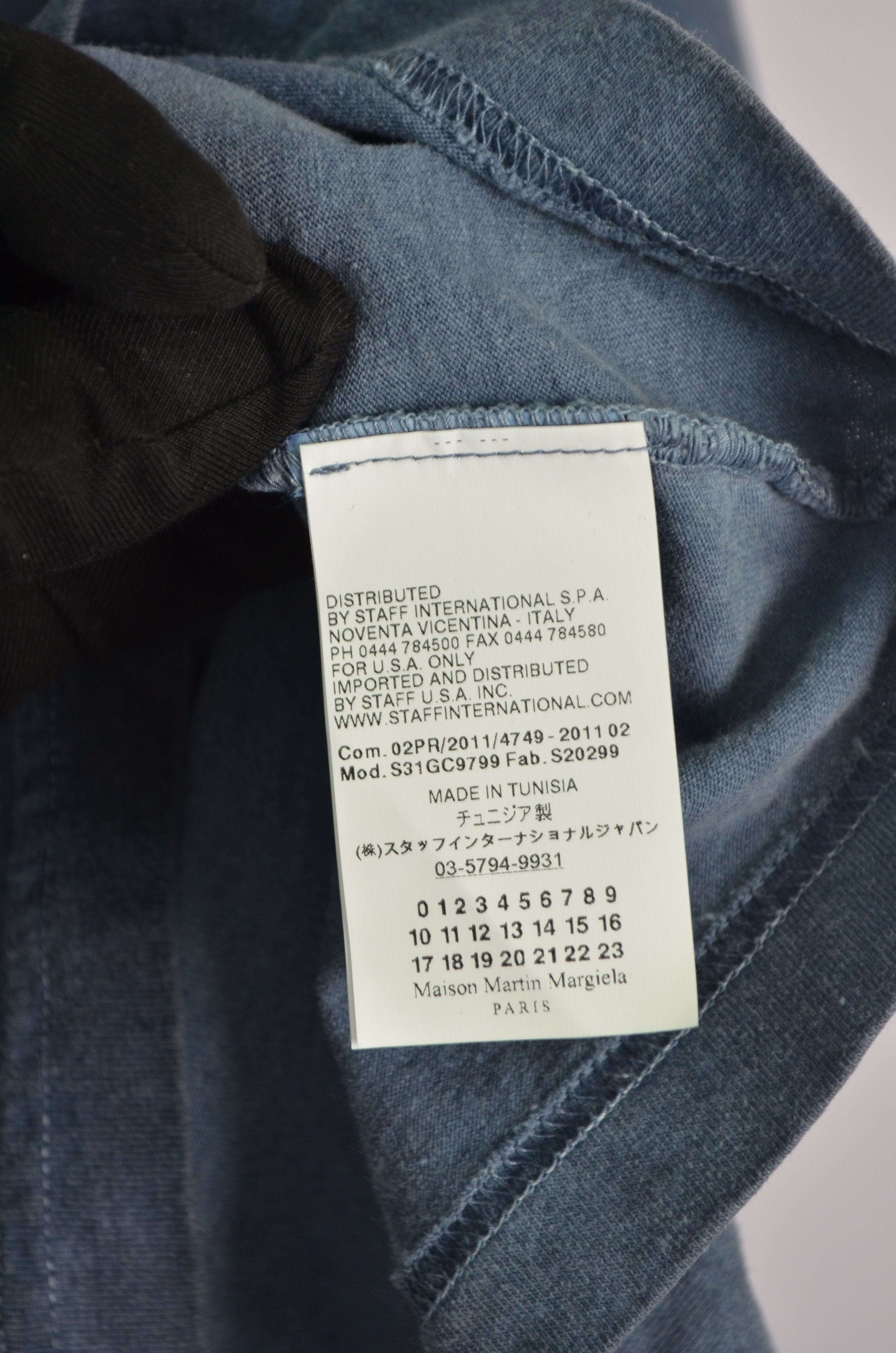 Maison Margiela Maison Martin Margiela AIDS Awareness Garment Dyed T-Shirt Size US M / EU 48-50 / 2 - 7 Thumbnail