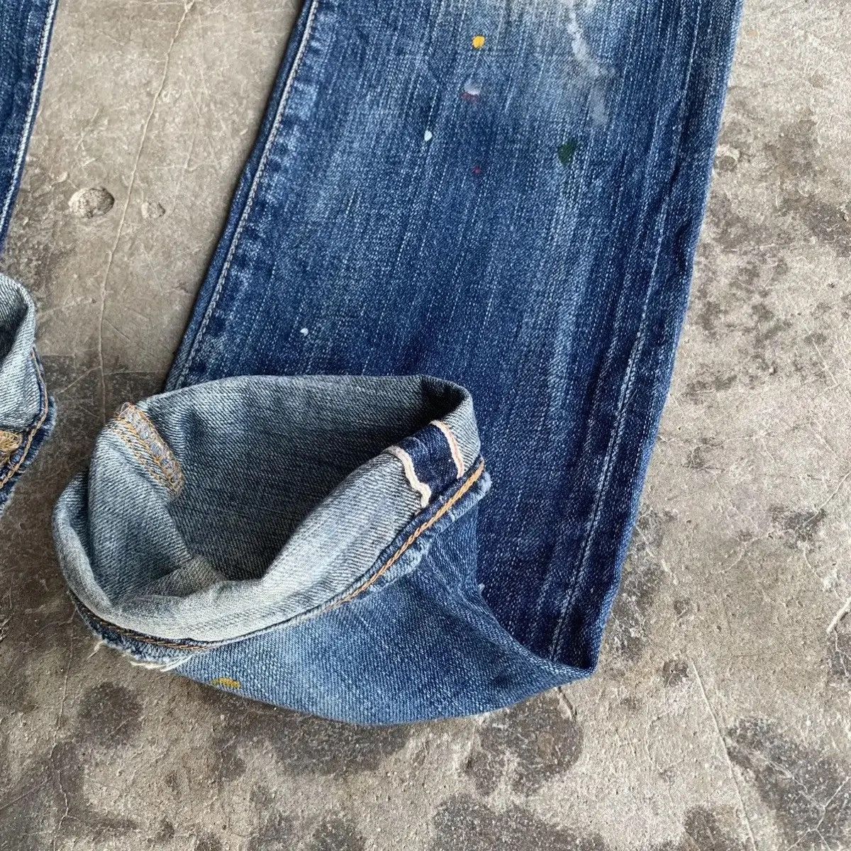 If Six Was Nine 💥 STEALS 💥Vintage Redline Jeans Splish Painter Denim Pants Size US 32 / EU 48 - 12 Thumbnail