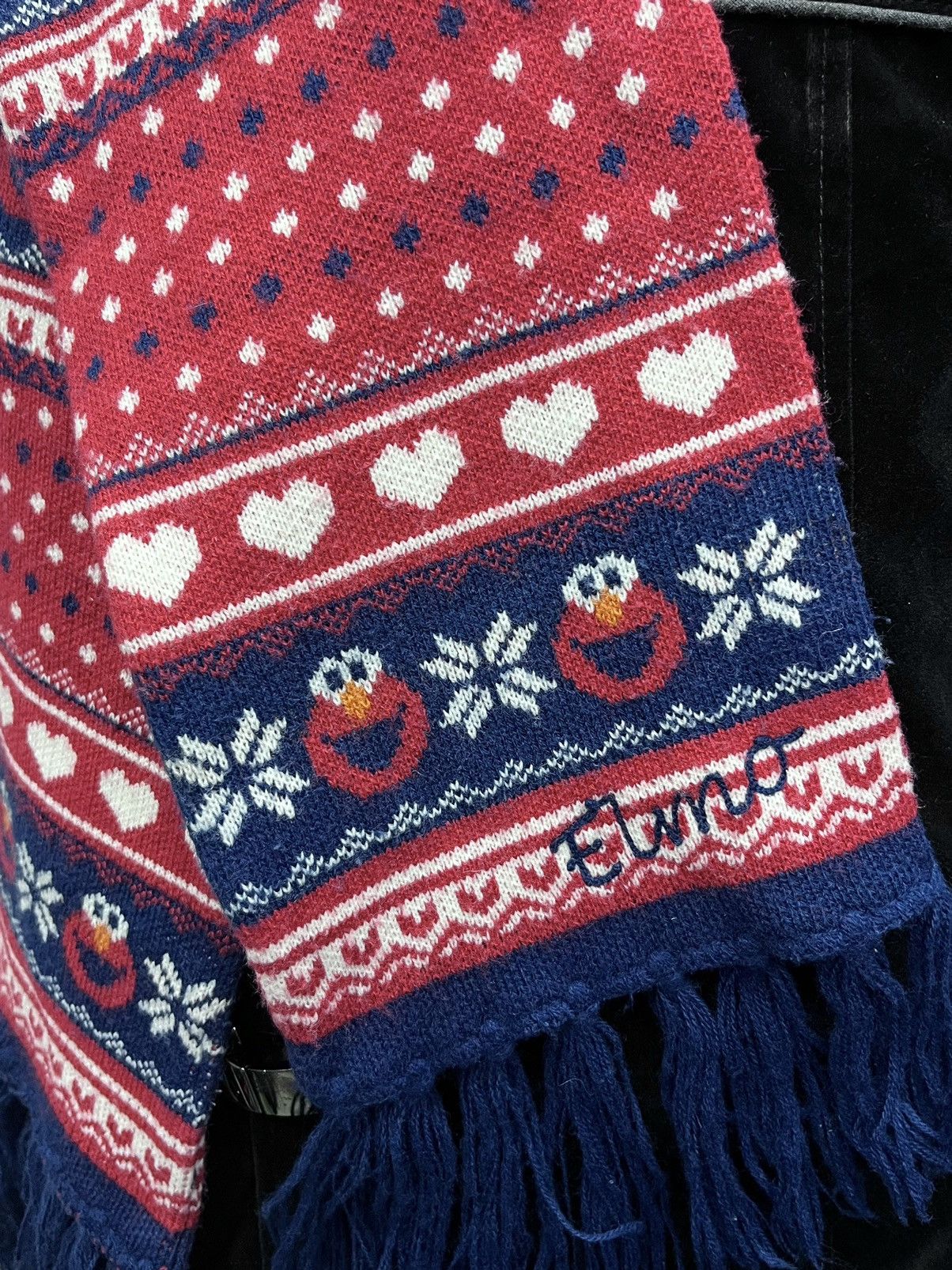Cartoon Network 🔥DOPE🔥ELMO SESAME STREET x SUPER BOO JAPAN Acrylic Beanie Size ONE SIZE - 8 Thumbnail