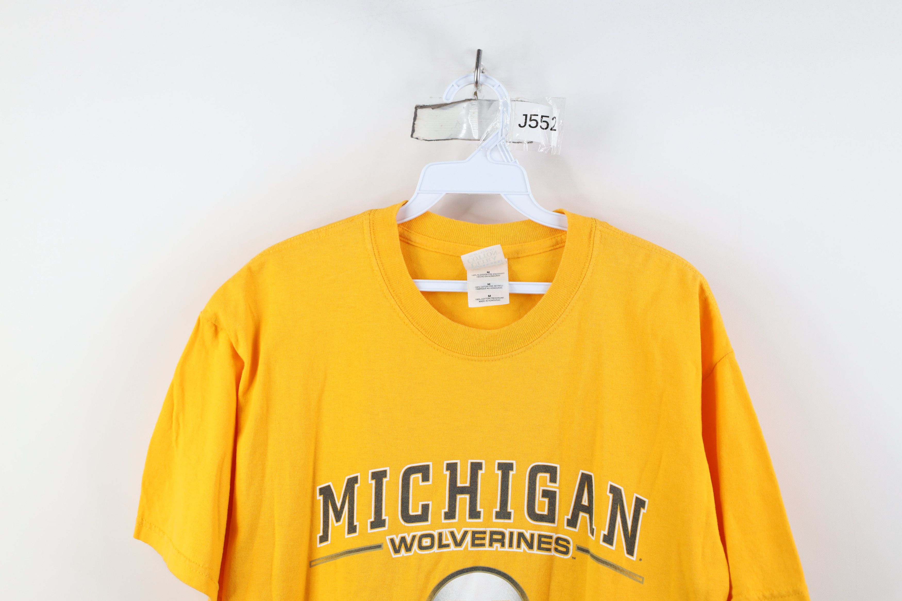Vintage Vintage Faded Spell Out University of Michigan T-Shirt Maize Size US M / EU 48-50 / 2 - 2 Thumbnail