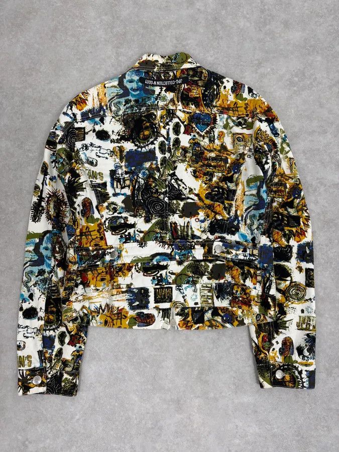 Jean Paul Gaultier SS2000 Jean Paul Gaultier Basquiat Zip-up White Jacket Size XS / US 0-2 / IT 36-38 - 6 Thumbnail