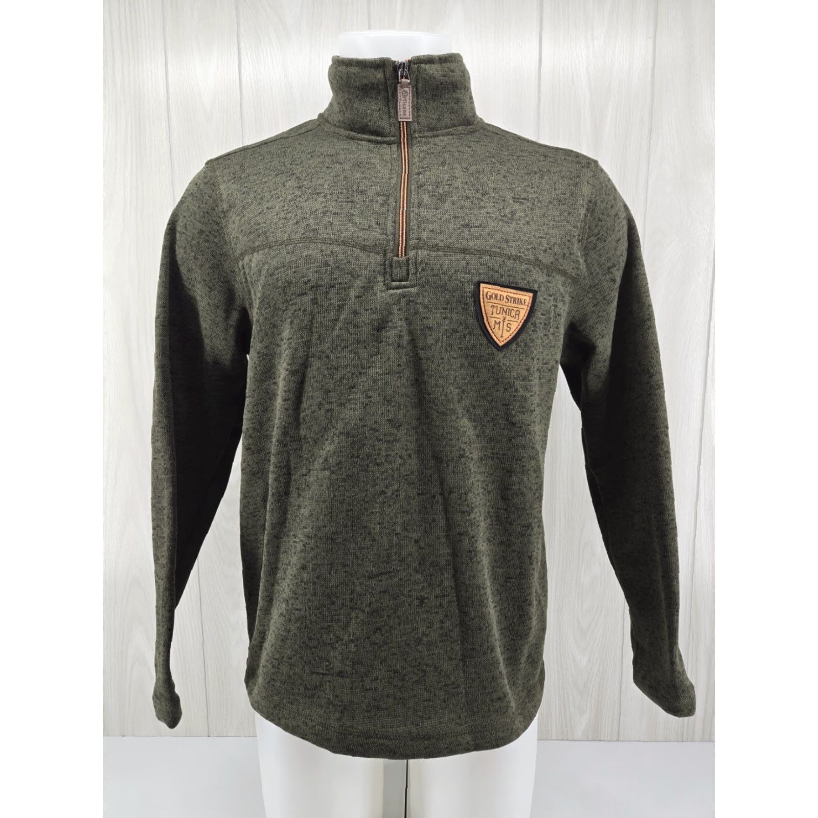 Vintage Gold Strike Casino Resort Sweatshirt Men Green XL? Size US M / EU 48-50 / 2 - 2 Thumbnail