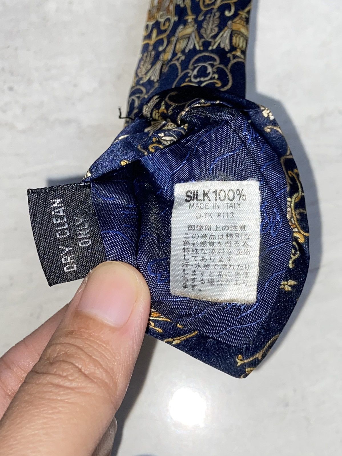 Pierre Balmain PIERRE BALMAIN Paris Motive Tie Size ONE SIZE - 6 Thumbnail