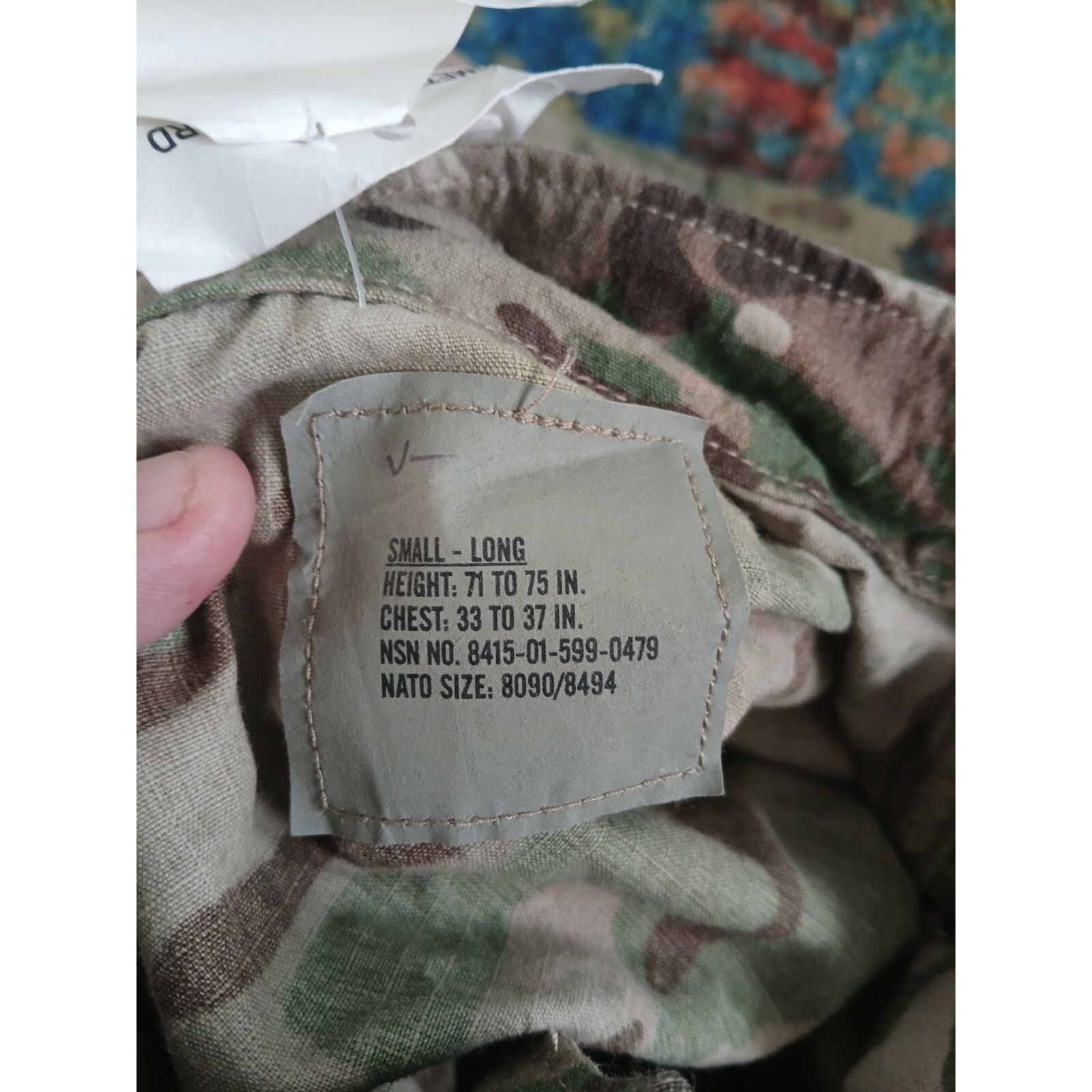 DEPARTMENT5 Army issue -army combat uniform shirt, unisex, Small Long Size US S / EU 44-46 / 1 - 3 Thumbnail