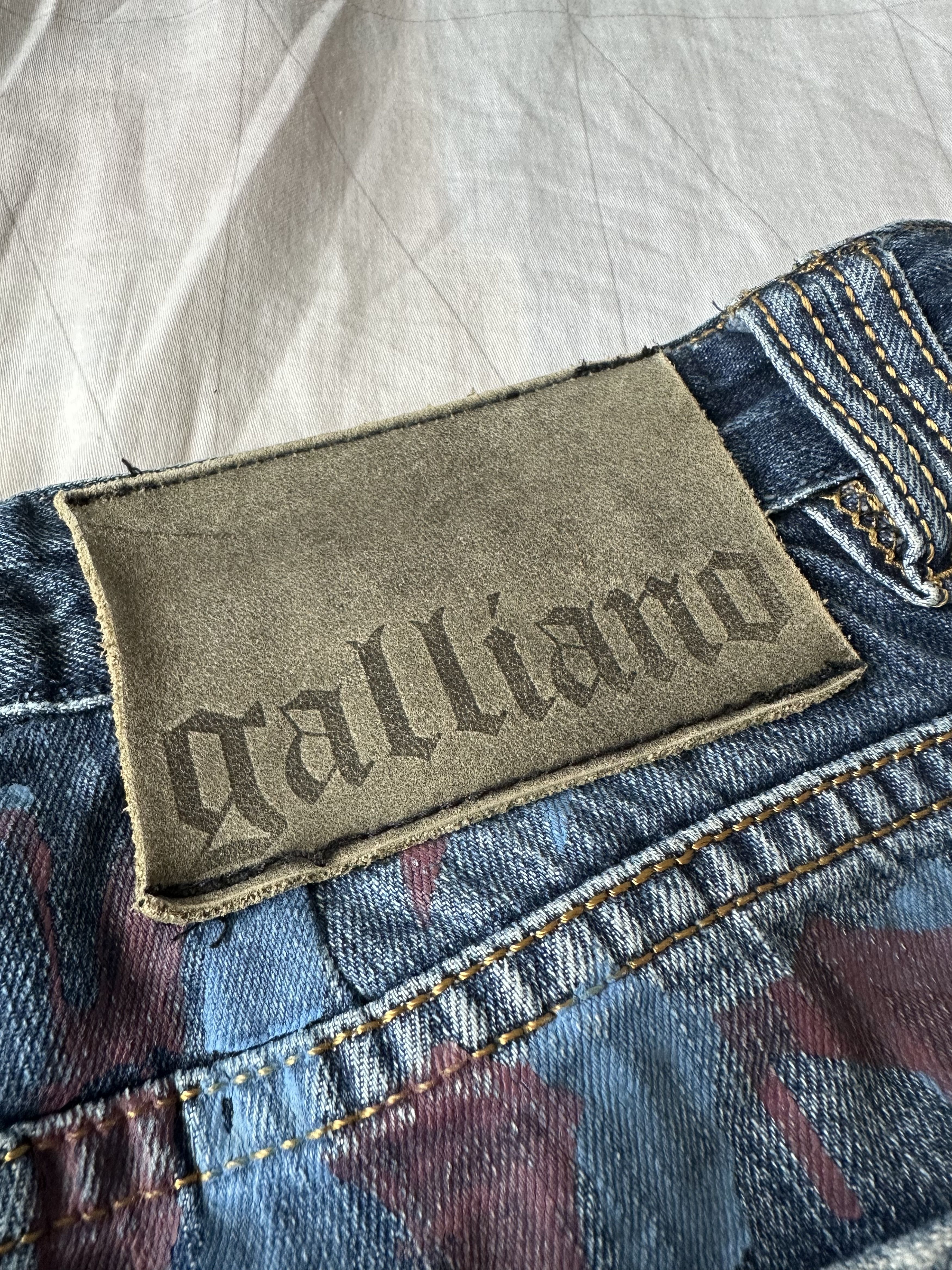 John Galliano Galliano Newspaper Skinny Denim Vintage Y2K Size US 34 / EU 50 - 10 Thumbnail
