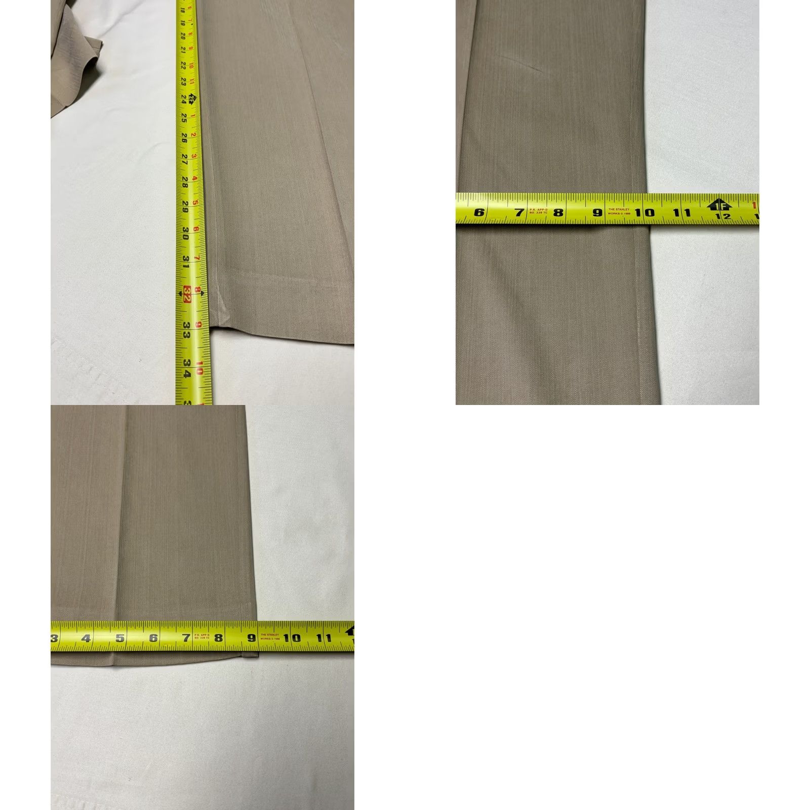Tommy Bahama Tommy Bahama Mens Pleated Dress Pants Silk Rayon Blend Khaki 38x32 Size US 38 / EU 54 - 9 Thumbnail