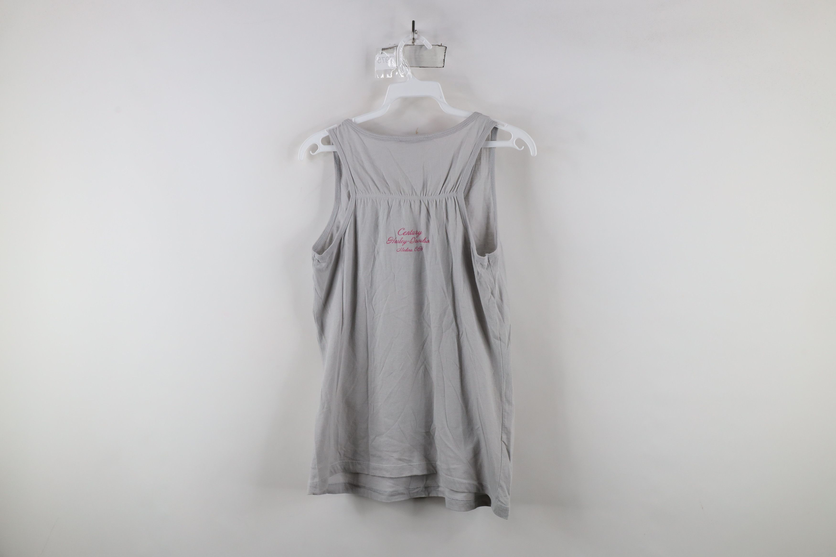 Harley Davidson × Vintage Vintage Harley Davidson Tribal Rose Flower Tank Top T-Shirt Size M / US 6-8 / IT 42-44 - 11 Thumbnail