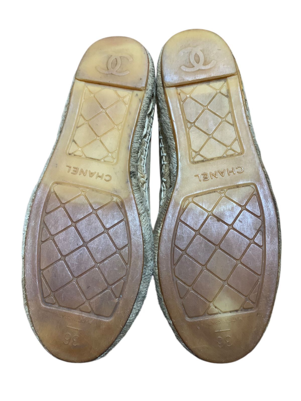 Chanel × Vintage Chanel Espadrilles Lambskin Flat shoes Size US 6 / IT 36 - 6 Thumbnail