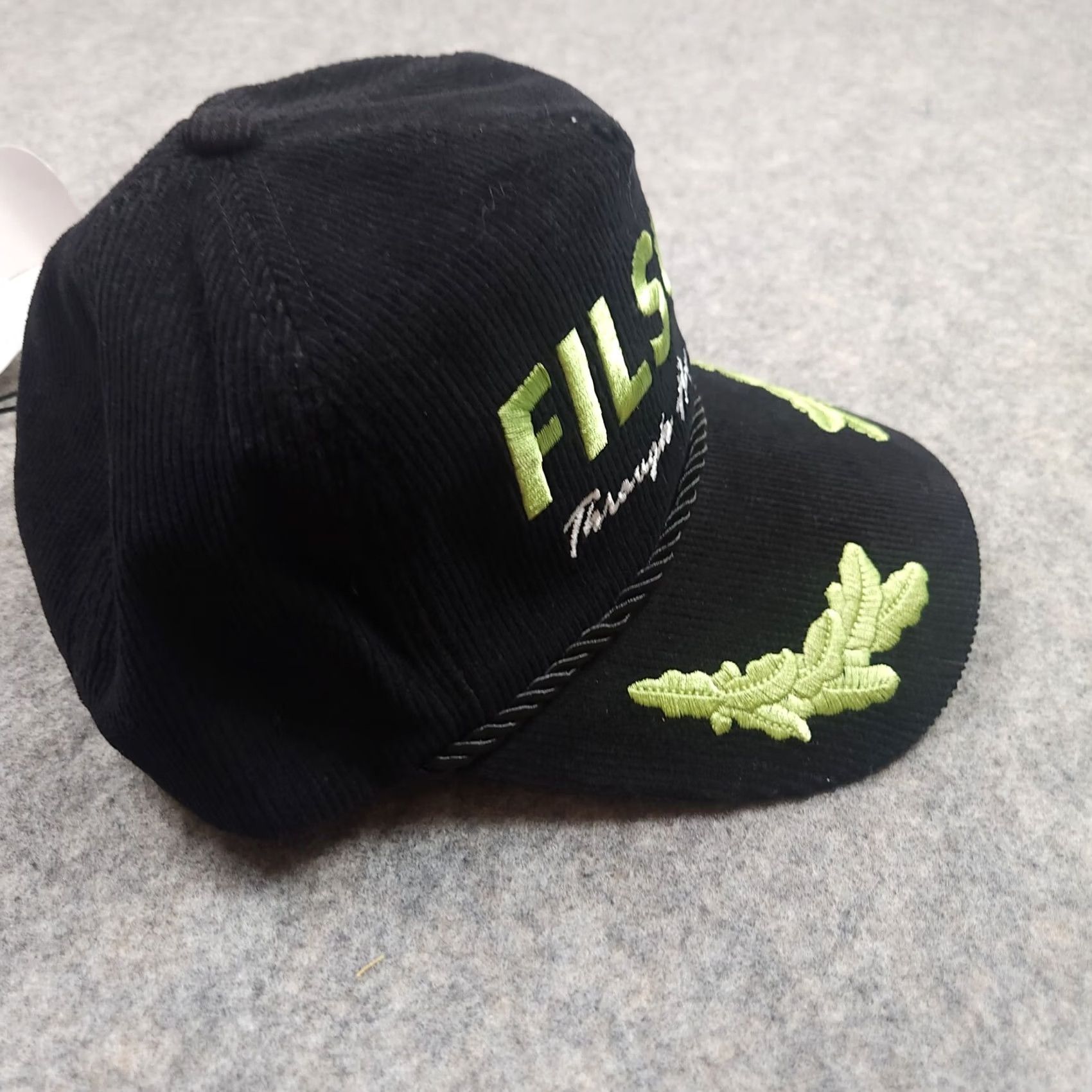 Filson Filson Trucker Hat Men Black Corduroy Embroidered Rope Adjustable Outdoor Forester One Size Size ONE SIZE - 4 Thumbnail