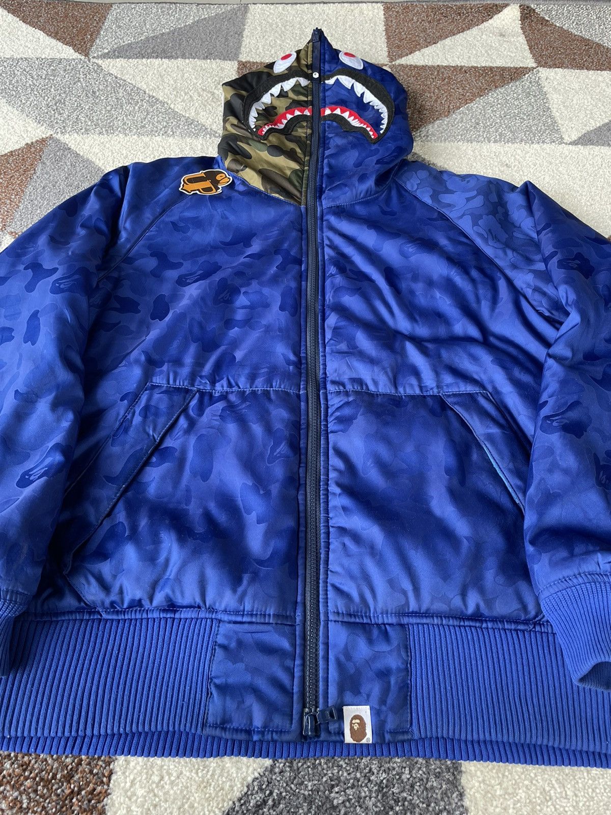 Bape Bape ABC Jacquard Camo Shark Heavy Jacket Size US L / EU 52-54 / 3 - 5 Thumbnail