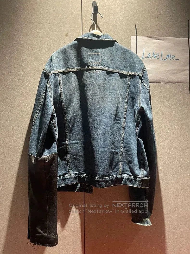 Helmut Lang Helmut Lang 03AW Sleeve Panel Leather Jacket. Size US L / EU 52-54 / 3 - 5 Thumbnail