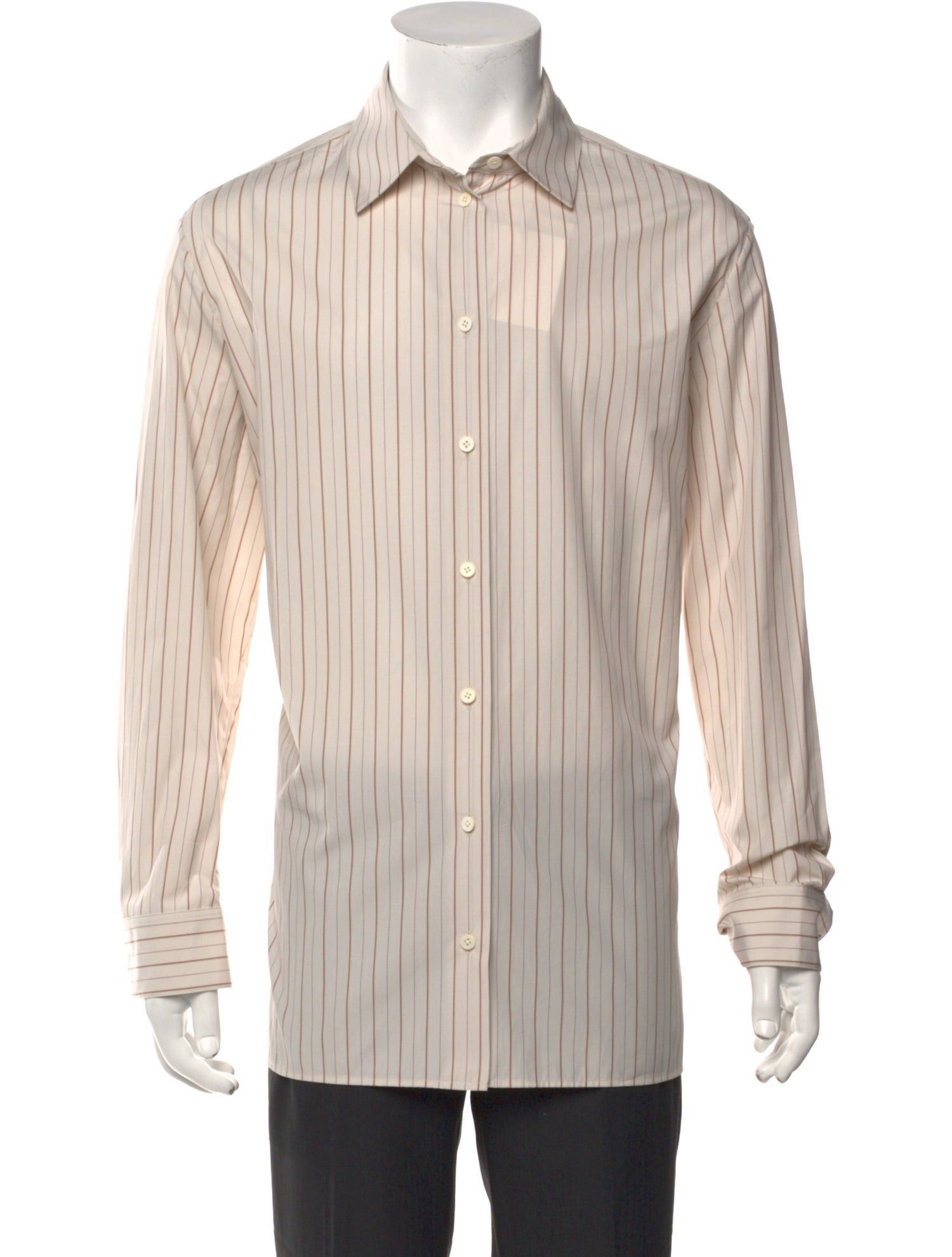 The Row Sisilia Stripe Button Down Shirt Size US M / EU 48-50 / 2 - 1 Thumbnail