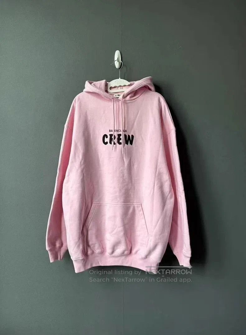 Balenciaga Balenciaga Pink Crew Hoodie. Size US XS / EU 42 / 0 - 1 Thumbnail