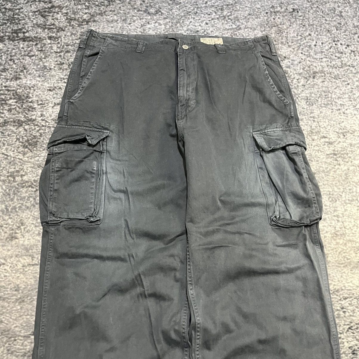 American Eagle Outfitters VINTAGE Y2K AMERICAN EAGLE GRAY BAGGY WIDE LEG CARGO PANTS Size US 38 / EU 54 - 5 Thumbnail