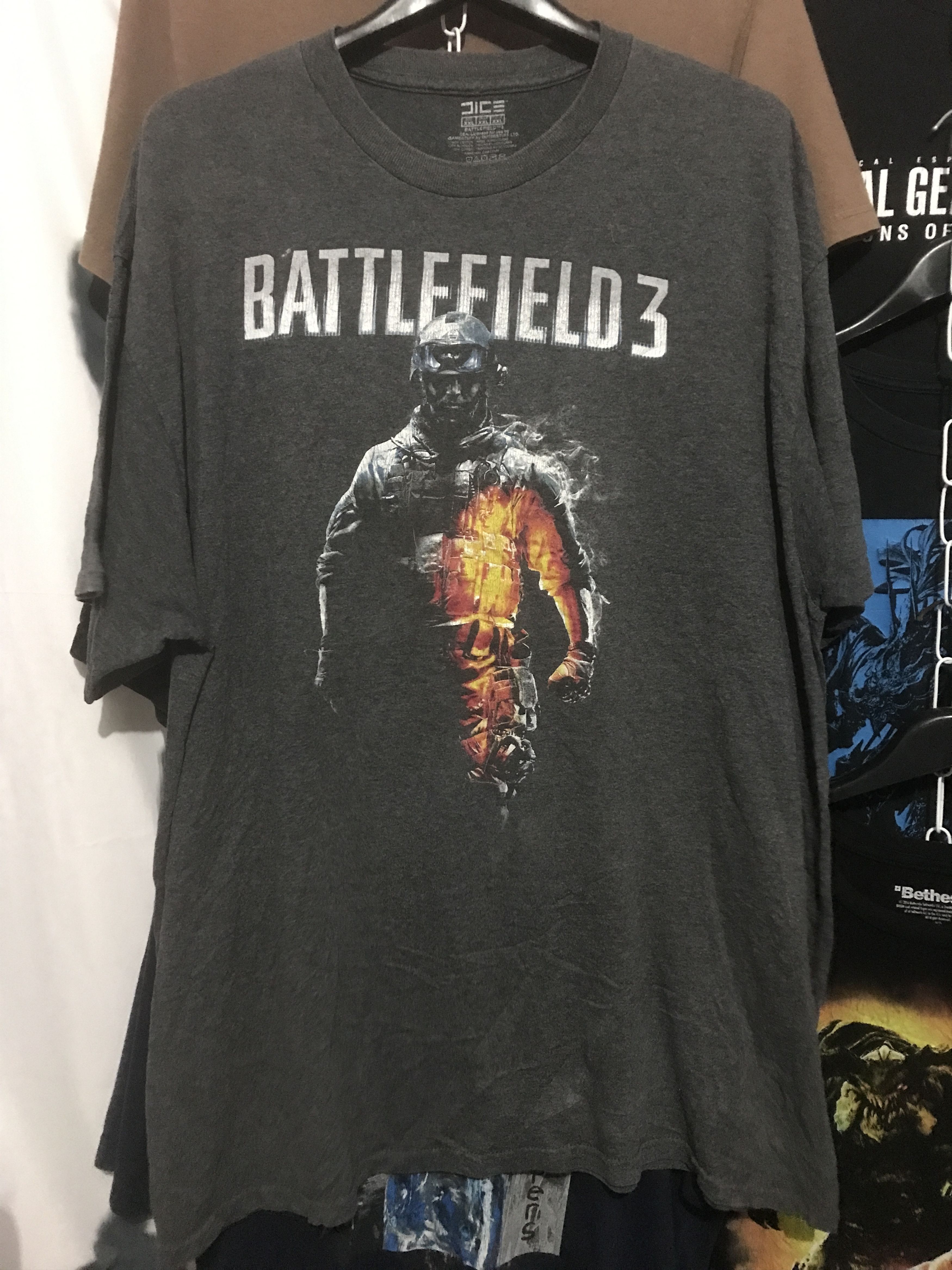 Other Battlefield 3 video gane promo shirt Size US XXL / EU 58 / 5 - 5 Thumbnail