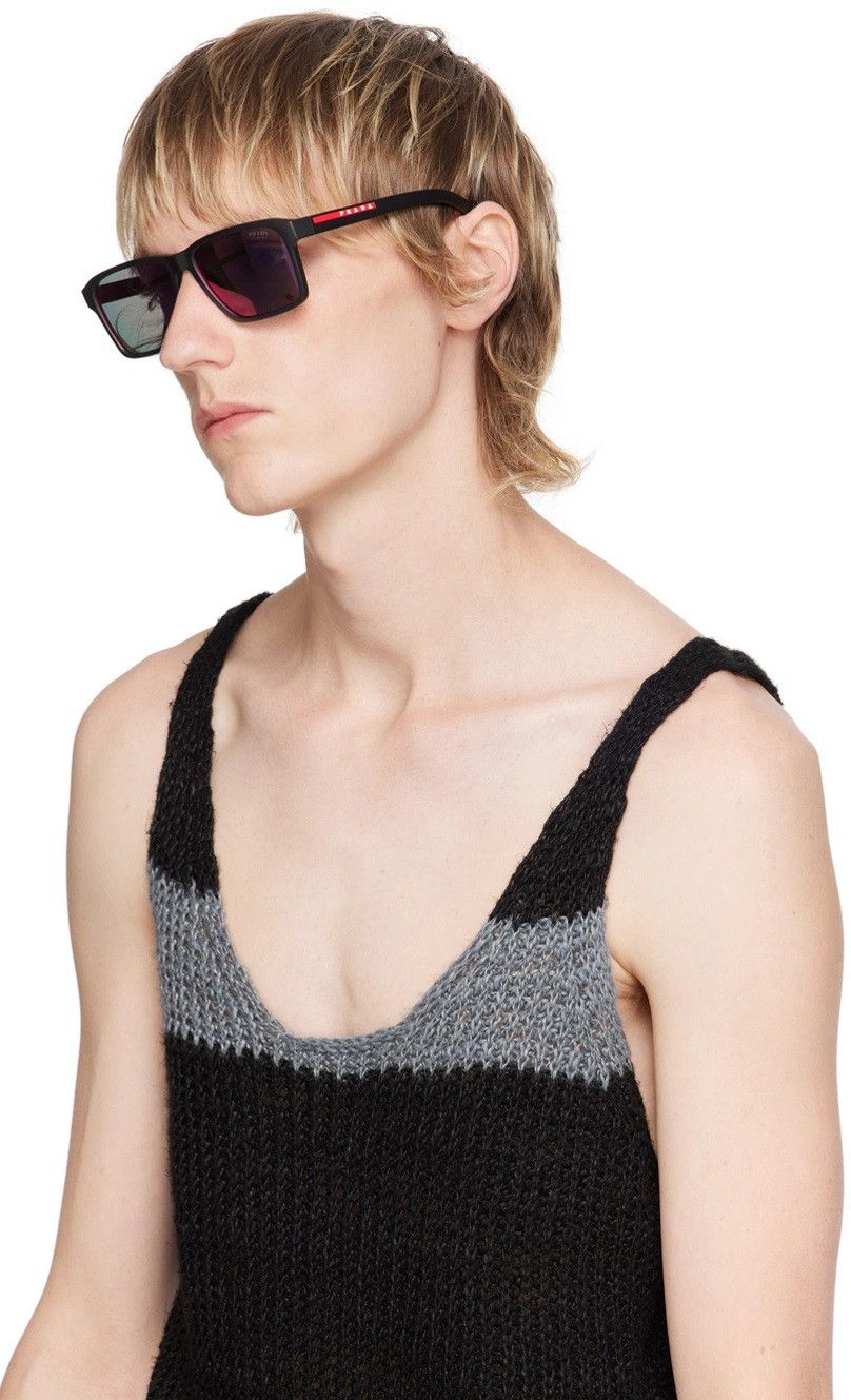 Prada Prada Linea Rossa Men Sunglasses PS05YS 1BO10A BRAND NEW Size ONE SIZE - 9 Thumbnail