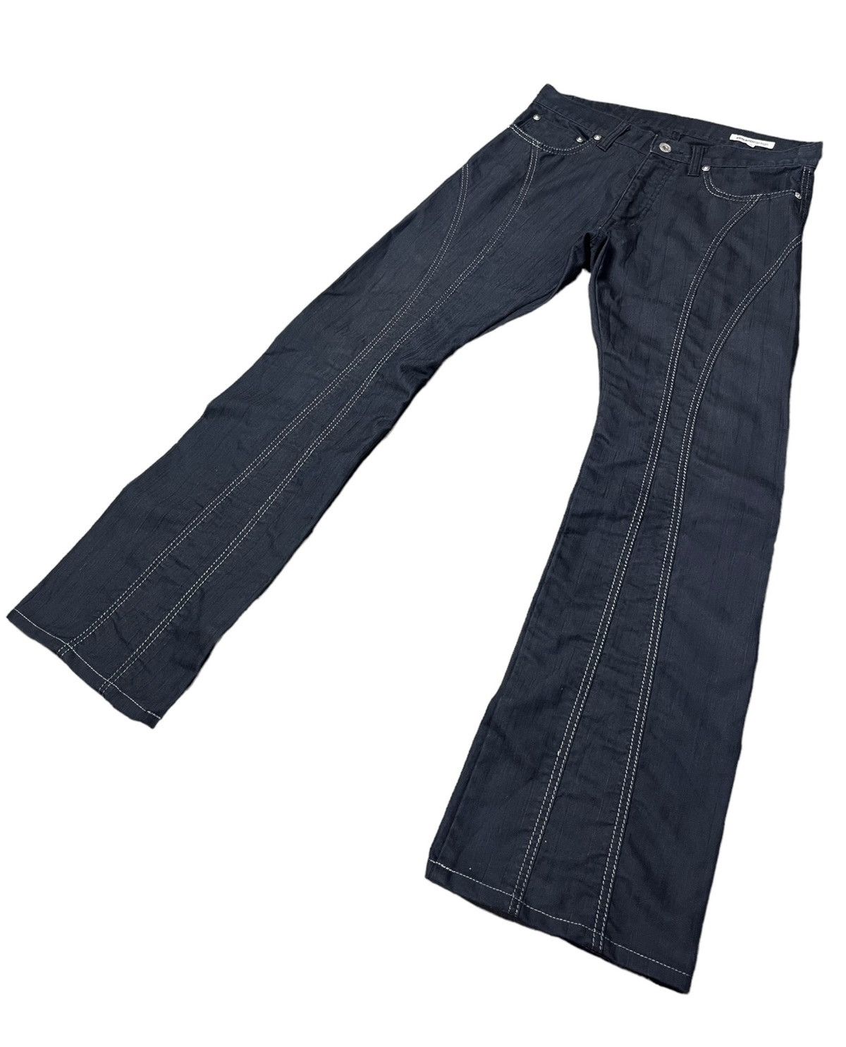 パンツ Japanese Label semanticdesign flarepants Japanese brand flare semantic - Gem