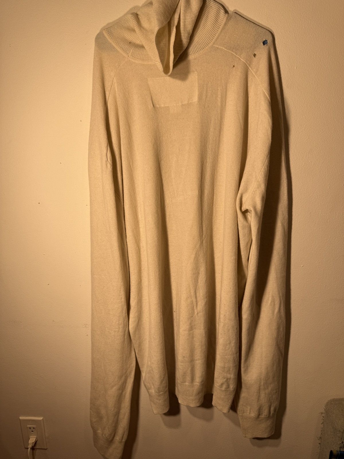 H&M × Maison Margiela Cream oversized turtlneck Size US XL / EU 56 / 4 - 6 Thumbnail