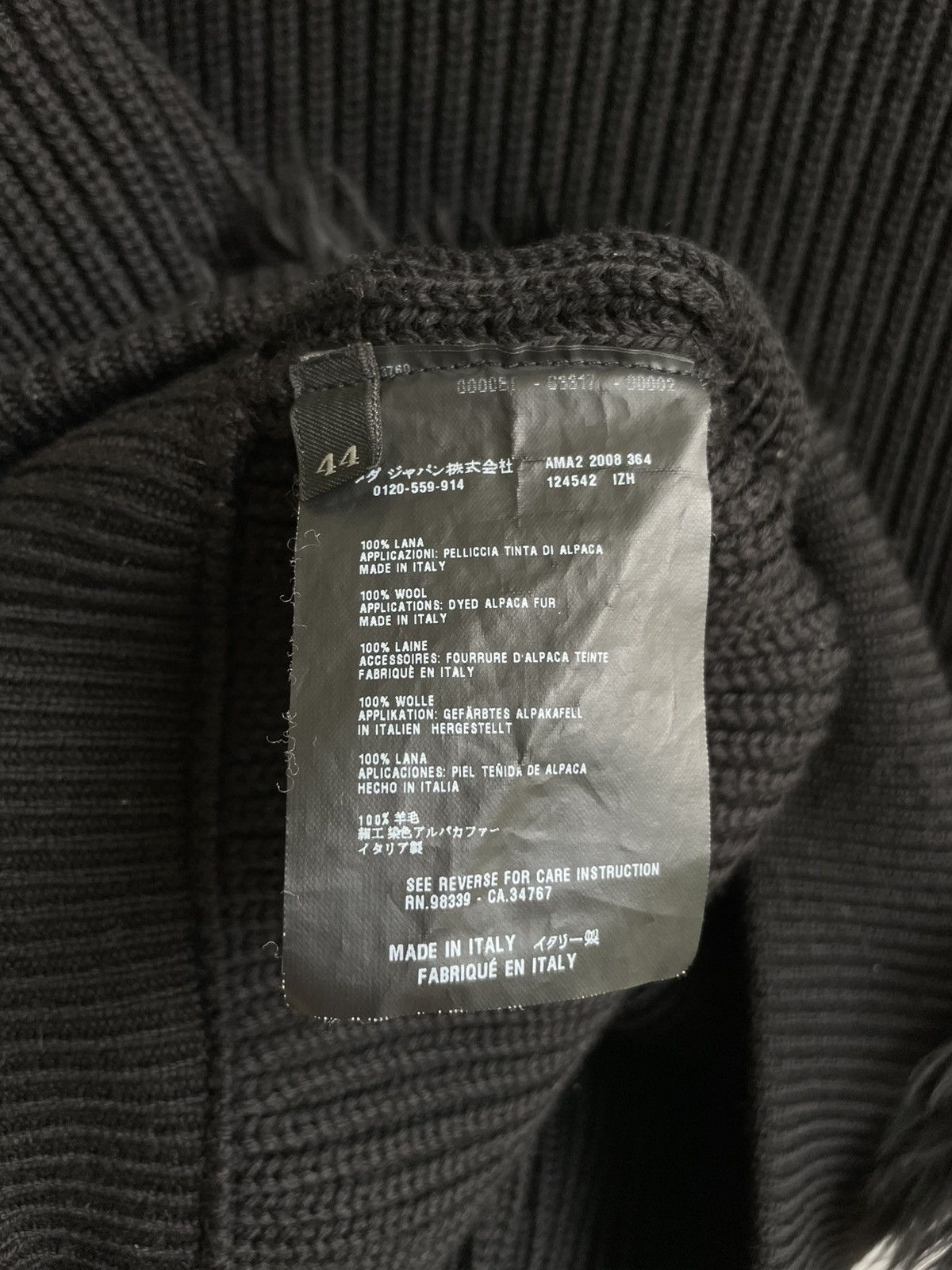 Prada Prada Knit Wool Heavy Sweater Sweatshirt Decorative Pockets Size M / US 6-8 / IT 42-44 - 9 Thumbnail