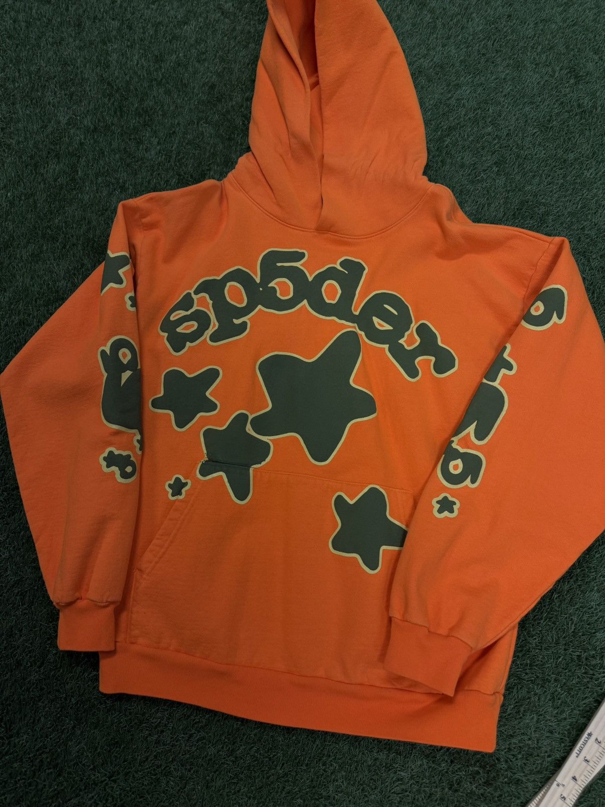Sp5der Sp5der Worldwide Orange Star Hoodie Size XL (NEW) Size US XL / EU 56 / 4 - 3 Thumbnail