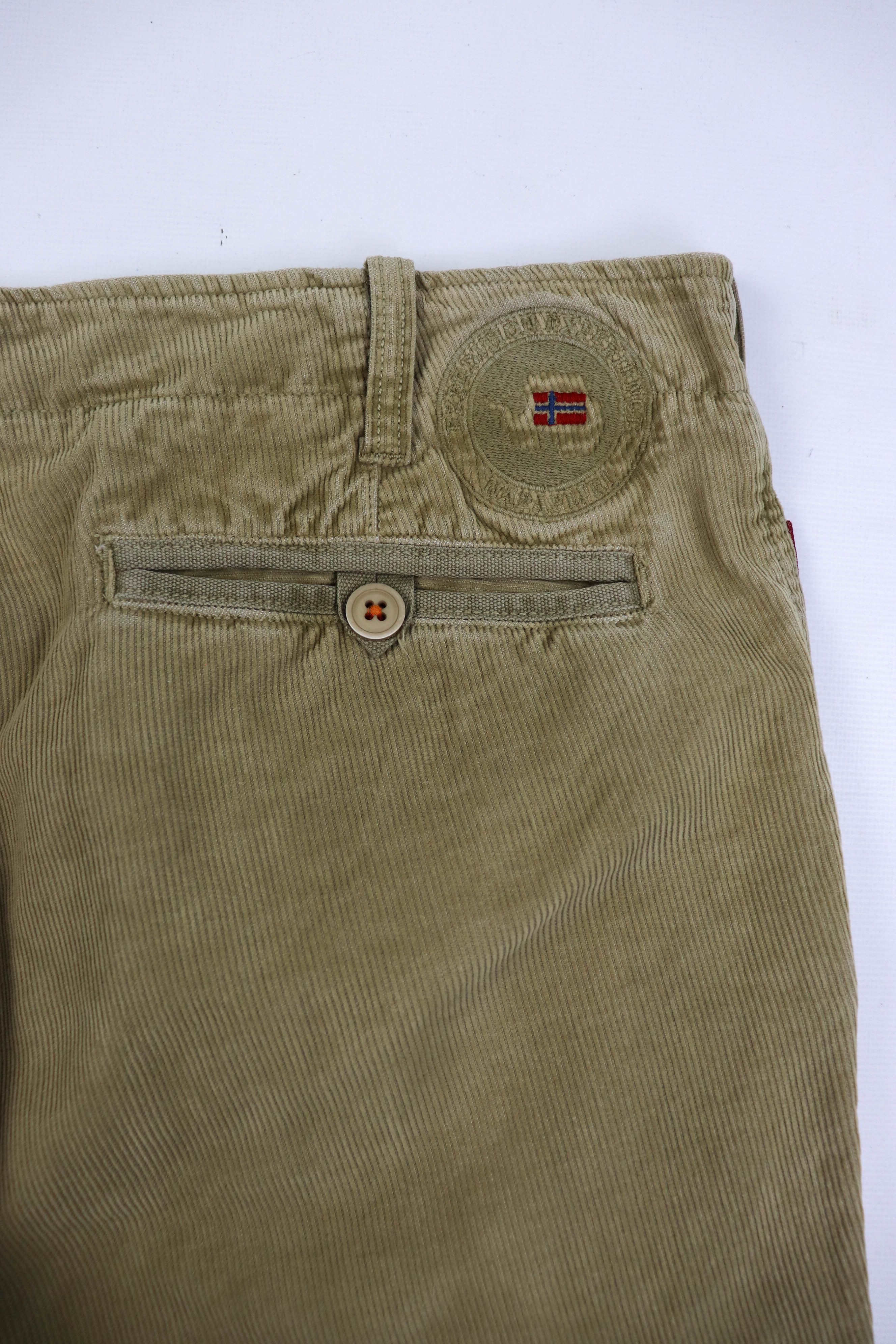 Napapijri Napapijri Sand Beige Corduroy Trousers Pants Size US 36 / EU 52 - 9 Thumbnail