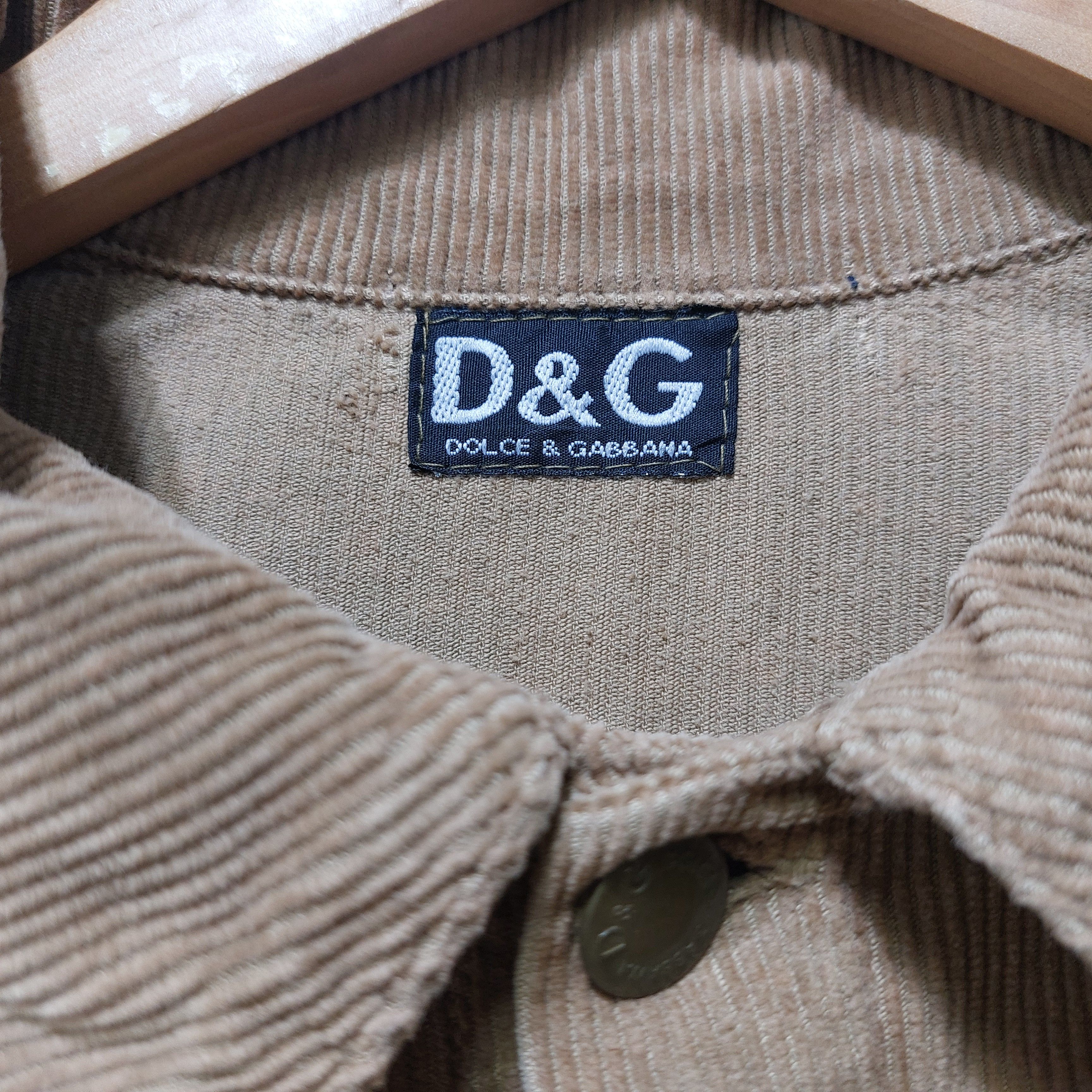 Dolce & Gabbana Dolce & Gabbana Cord jacket Size L / US 10 / IT 46 - 5 Thumbnail
