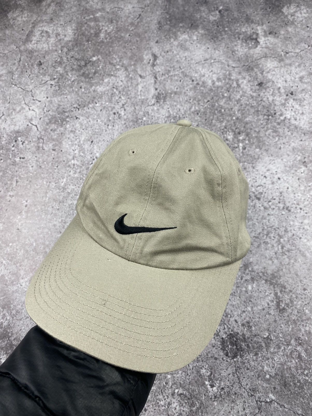 90s Vintage Nike Cap Hat y2k spell out logo for BIG hat