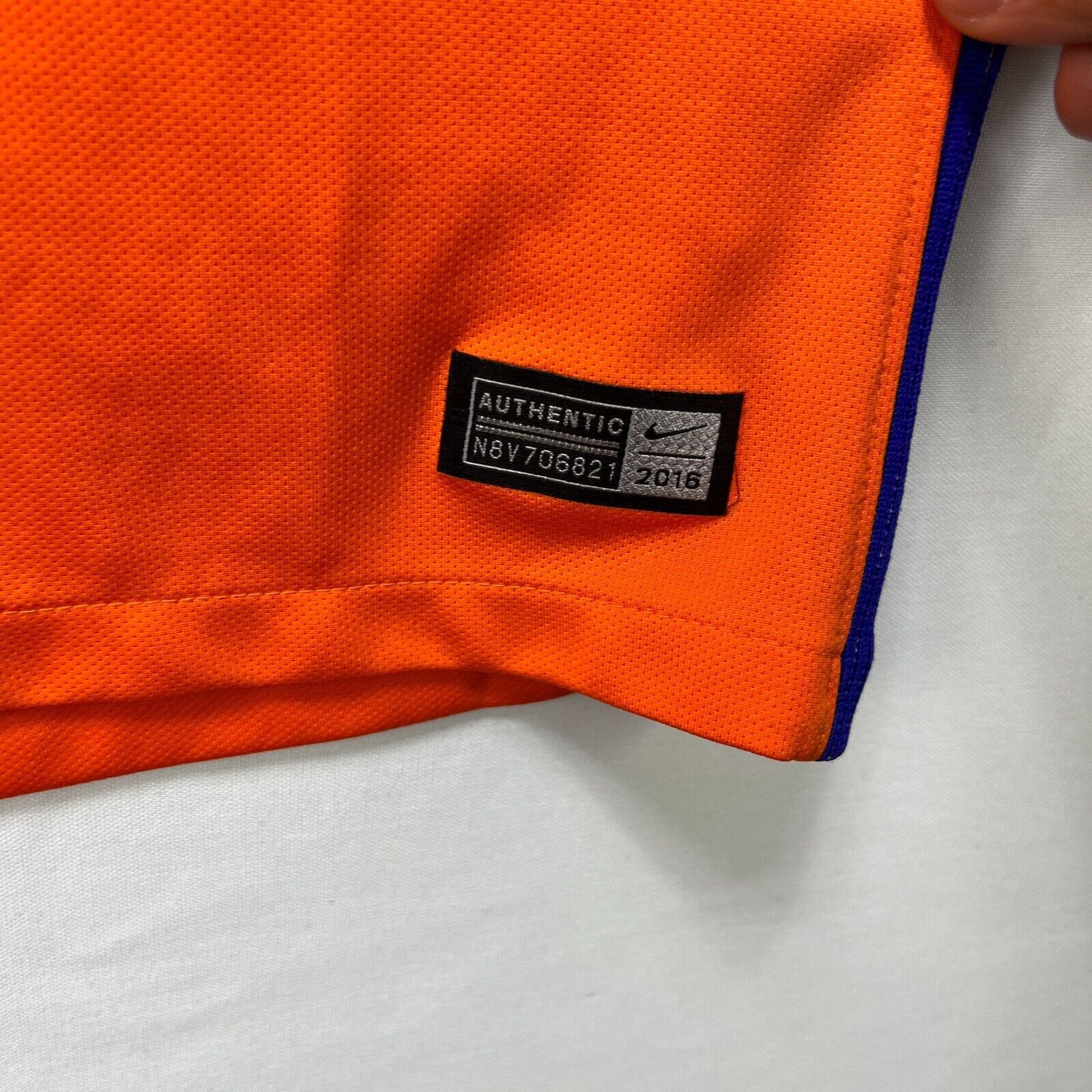 Nike × Vintage Nike 2016 KNVB Netherlands Soccer Jersey Football Small Mens Size US S / EU 44-46 / 1 - 5 Thumbnail