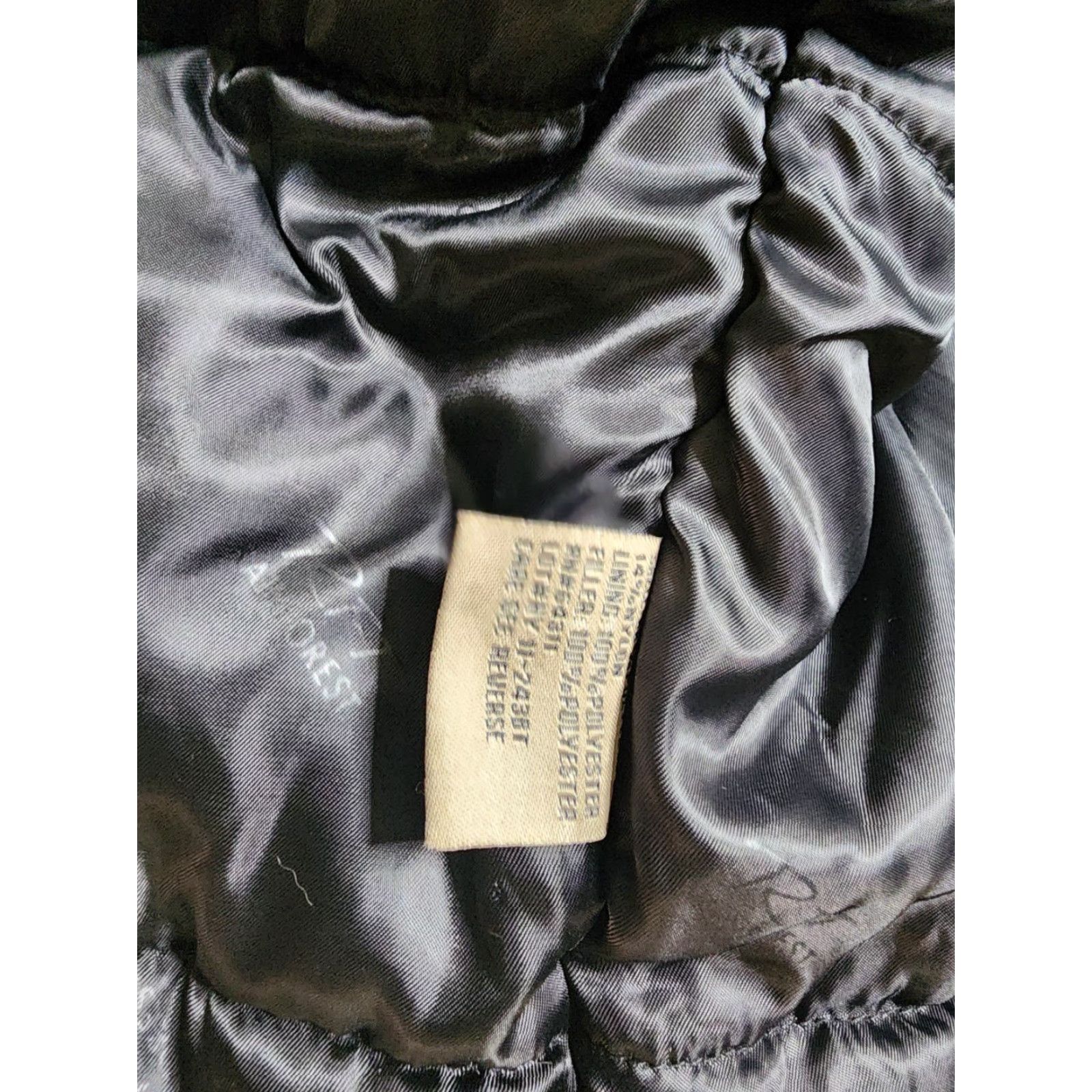 Vintage Rainforest Coat Mens 4XL Black Down Puffer Winter Jacket Parka Size US XXL / EU 58 / 5 - 6 Thumbnail